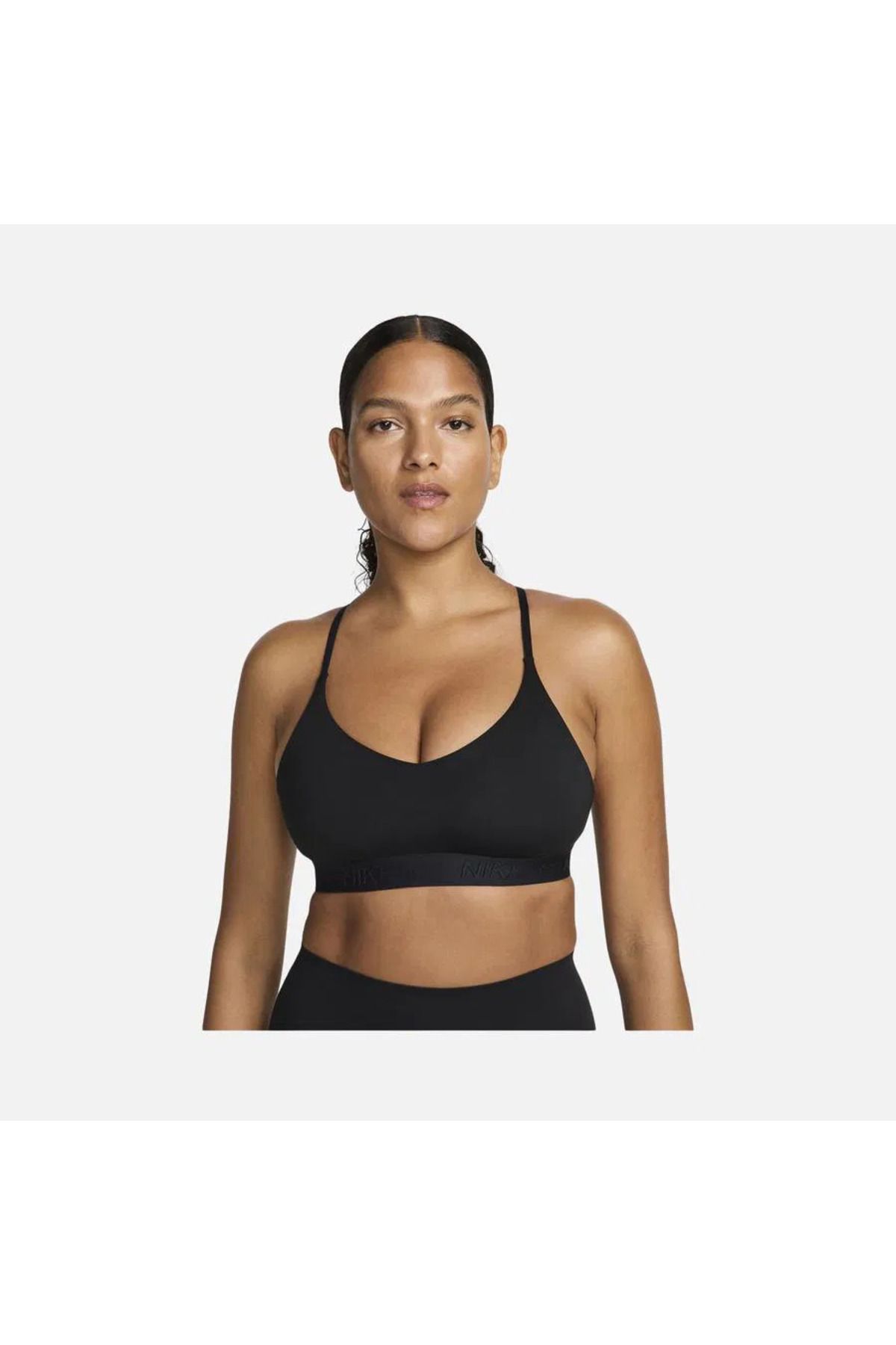 Nike-Indy Light-Support Padded Adjustable Training Sports Women Black Bra Bra Fd1062-010 1