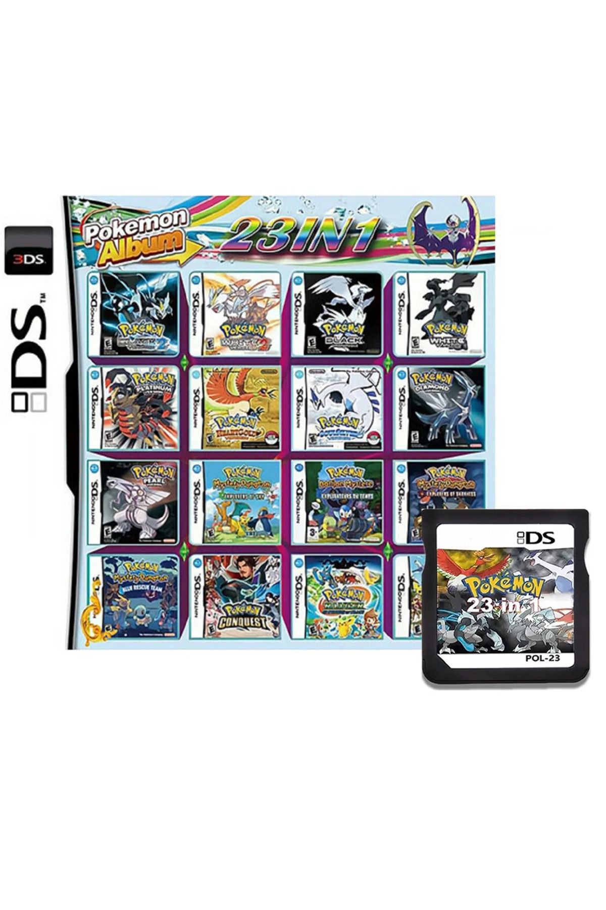 Choice-4300 in 1 Compilation DS NDS 3DS 3DS NDSL Game Cartridge Card Video Game Handheld Player (R4 card) 3