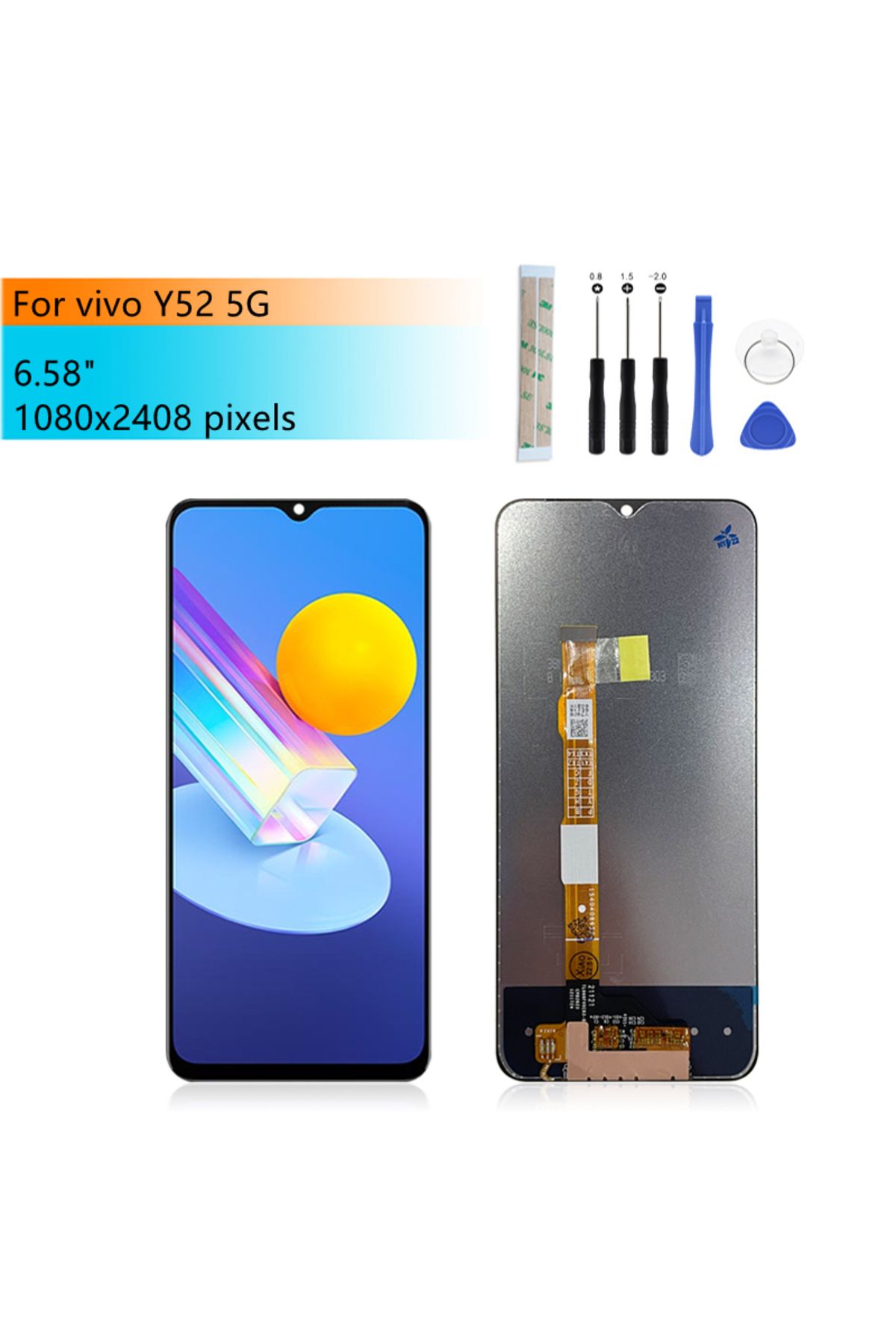 Choice-For Vivo Y52 5g LCD Display Touch Screen Digitizer Assembly V2053 Lcd Digitizer Replacement Repai... 2