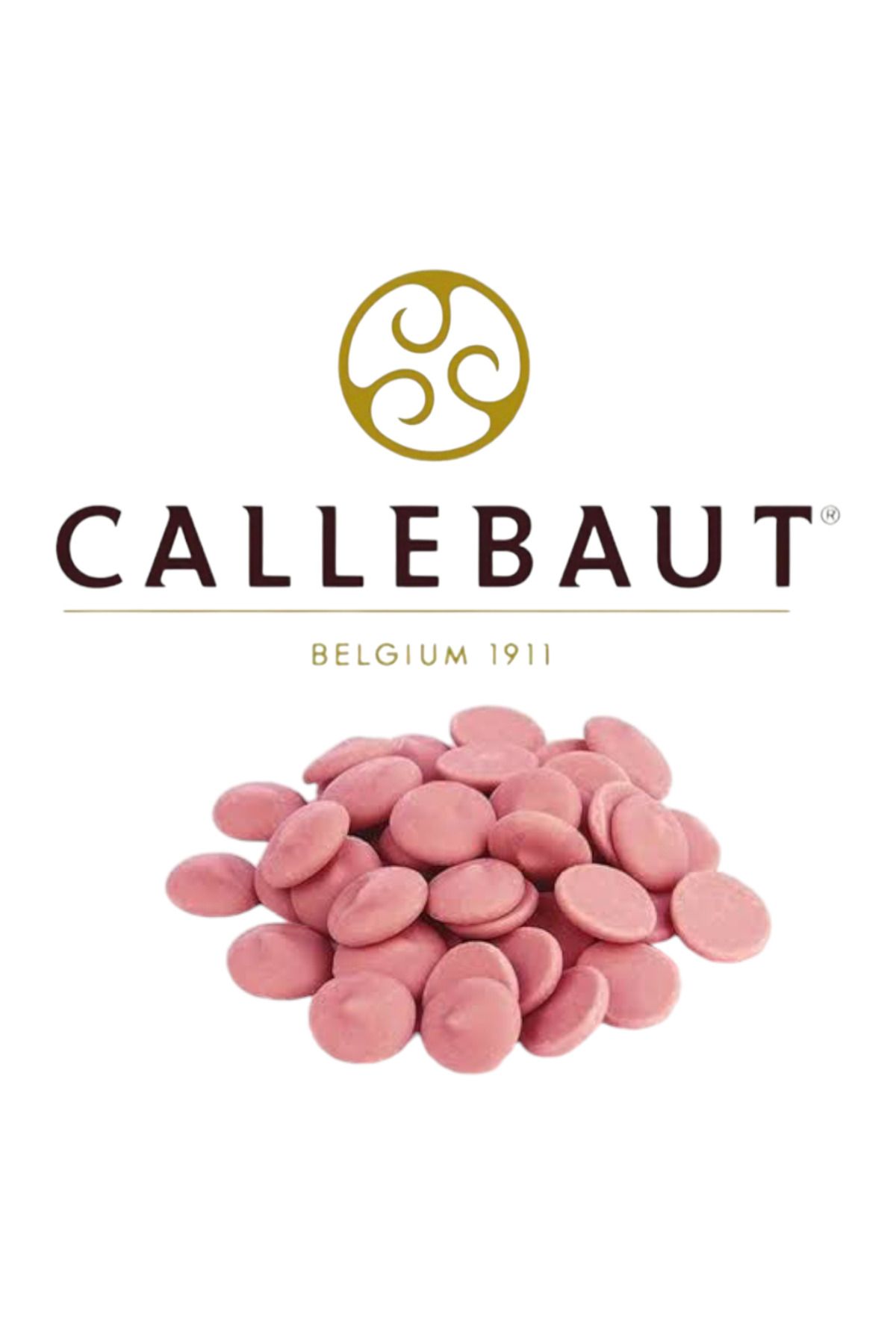 Callebaut Ruby Çikolata 150 Gram Bölünmüş Resimdeki Gibi Gelecek Jelatin Poşetli