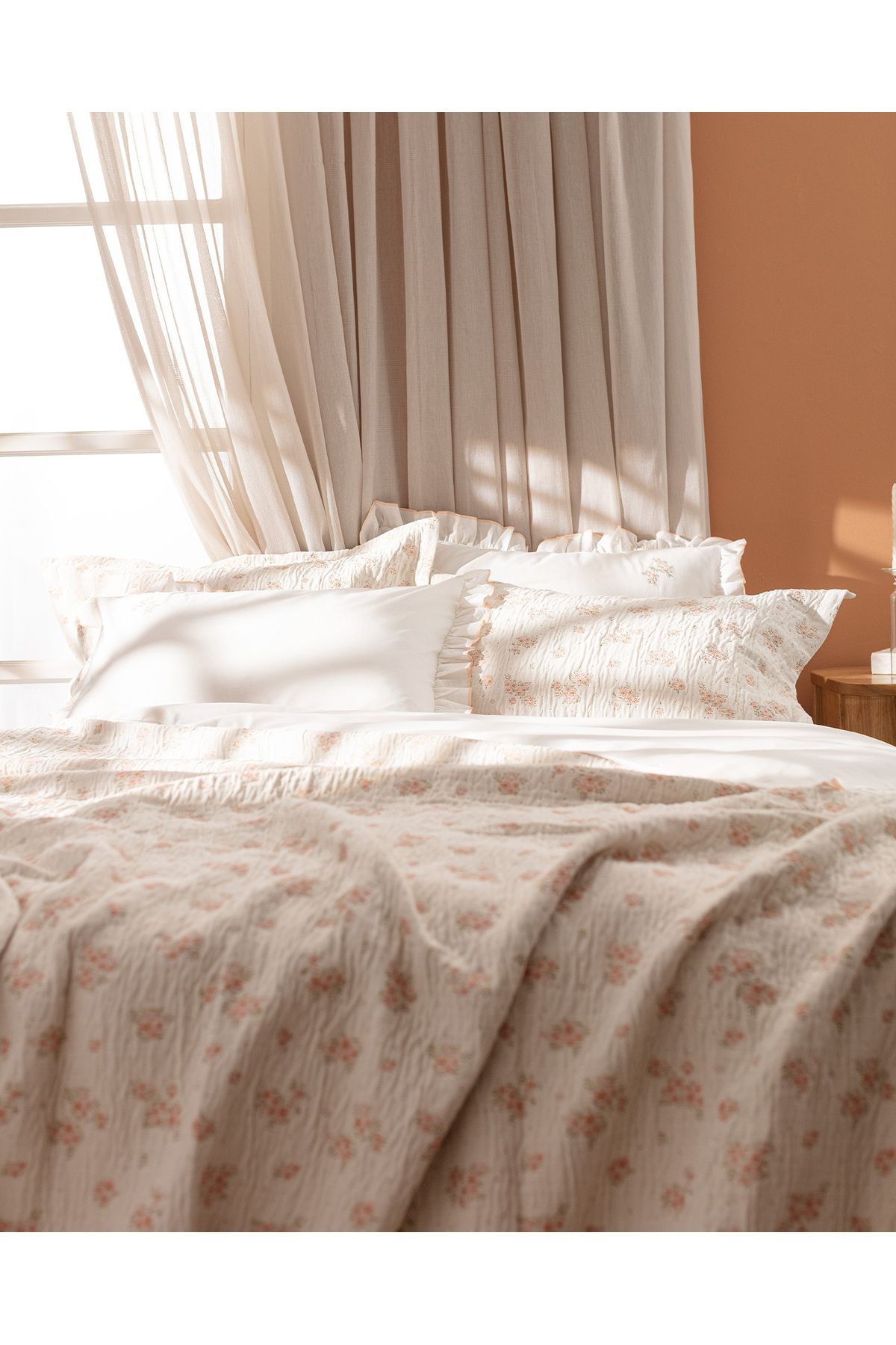 Madame Coco-Julien Double Bedspread Set - Powder 3