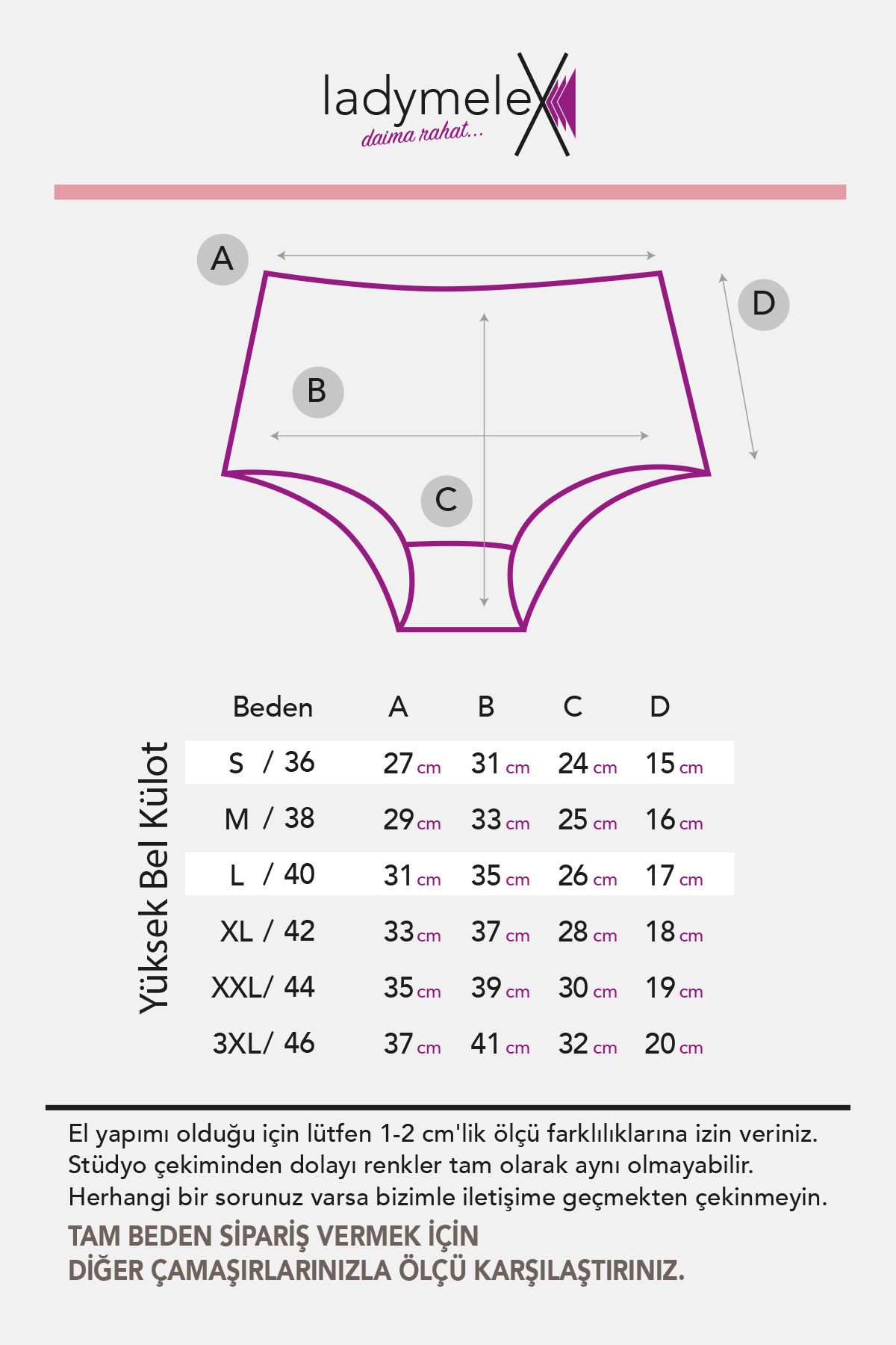 LadyMelex-Women's Panties High Waist 10 Pieces Mixed Color Panties (S-M-L-Xl-2Xl-3Xl) 100% Soft Cotton Fabric 6