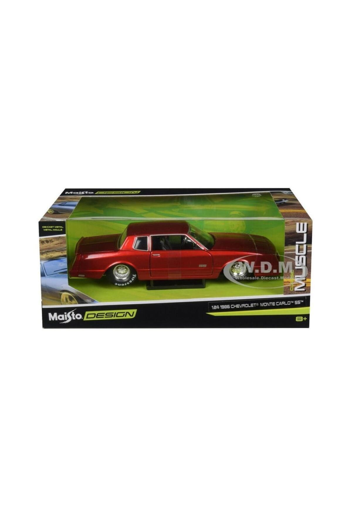 gcaksesuar NessiWorld MAY 32542 Maisto Diecast 1:24 1986 Chevrolet Monte Carlo SS -Necotoys