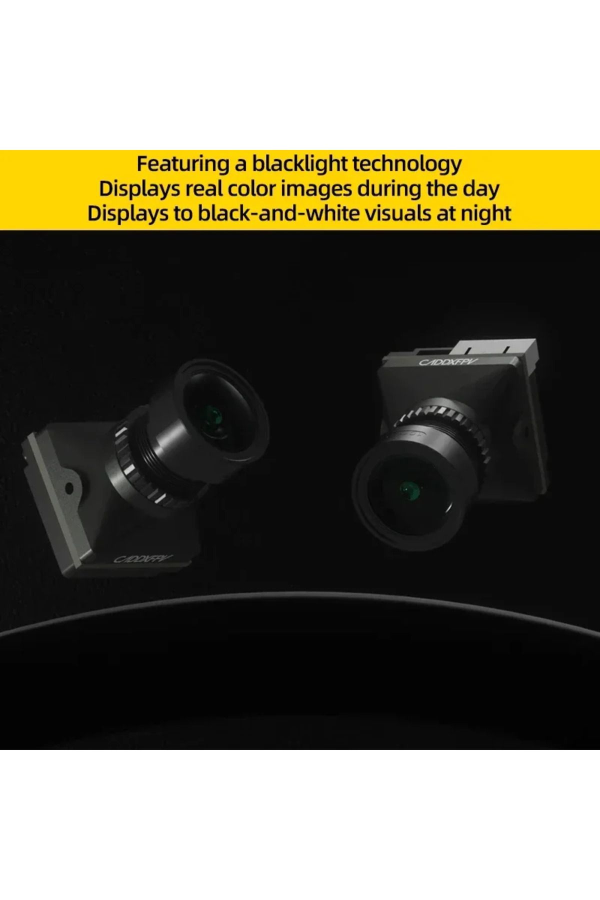 Choice-Caddx Ratel PRO FPV Camera 1500TVL 16:9/4:3 NTSC/PAL FOV125° Blacklight Night Camera For FPV Dron... 3