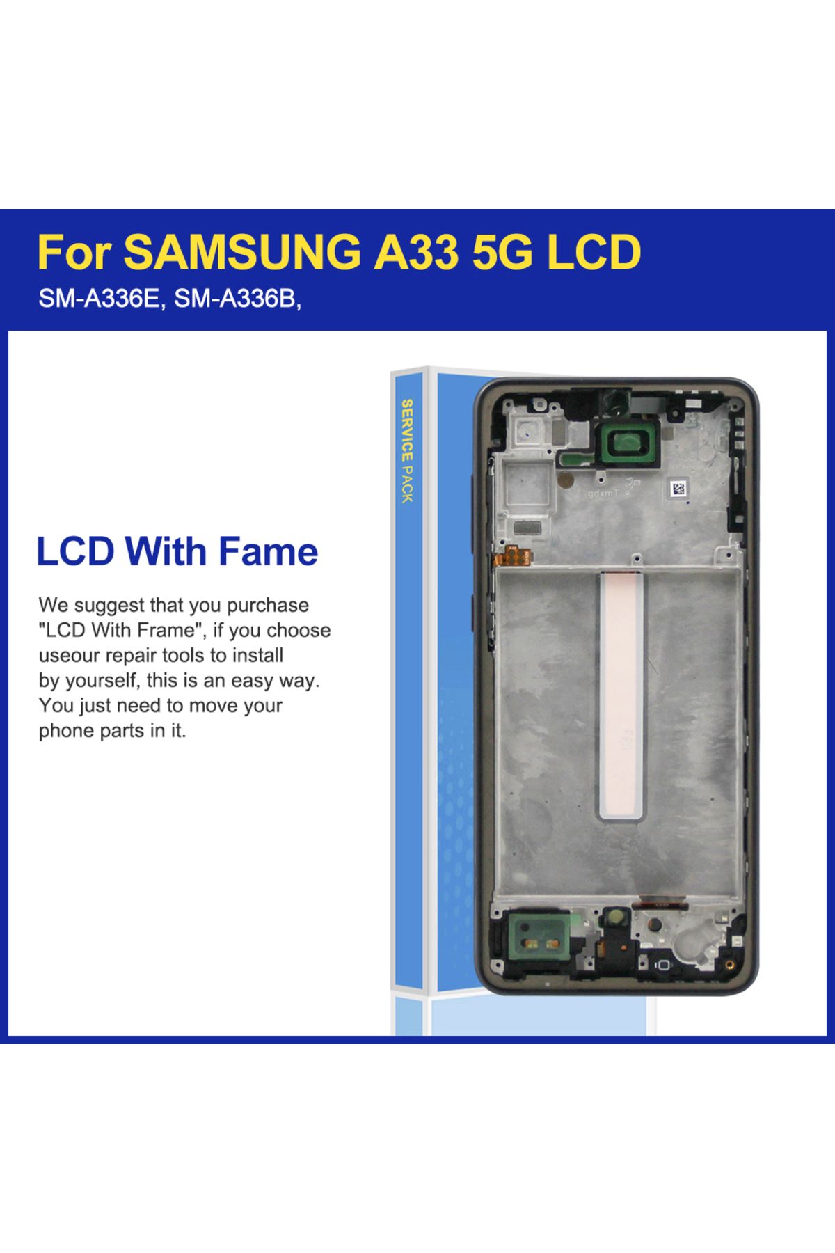 Choice-100% Tested For Samsung Galaxy A33 5G LCD Display A336 A336F A336B SM-A336B Display Touch Screen ... 4