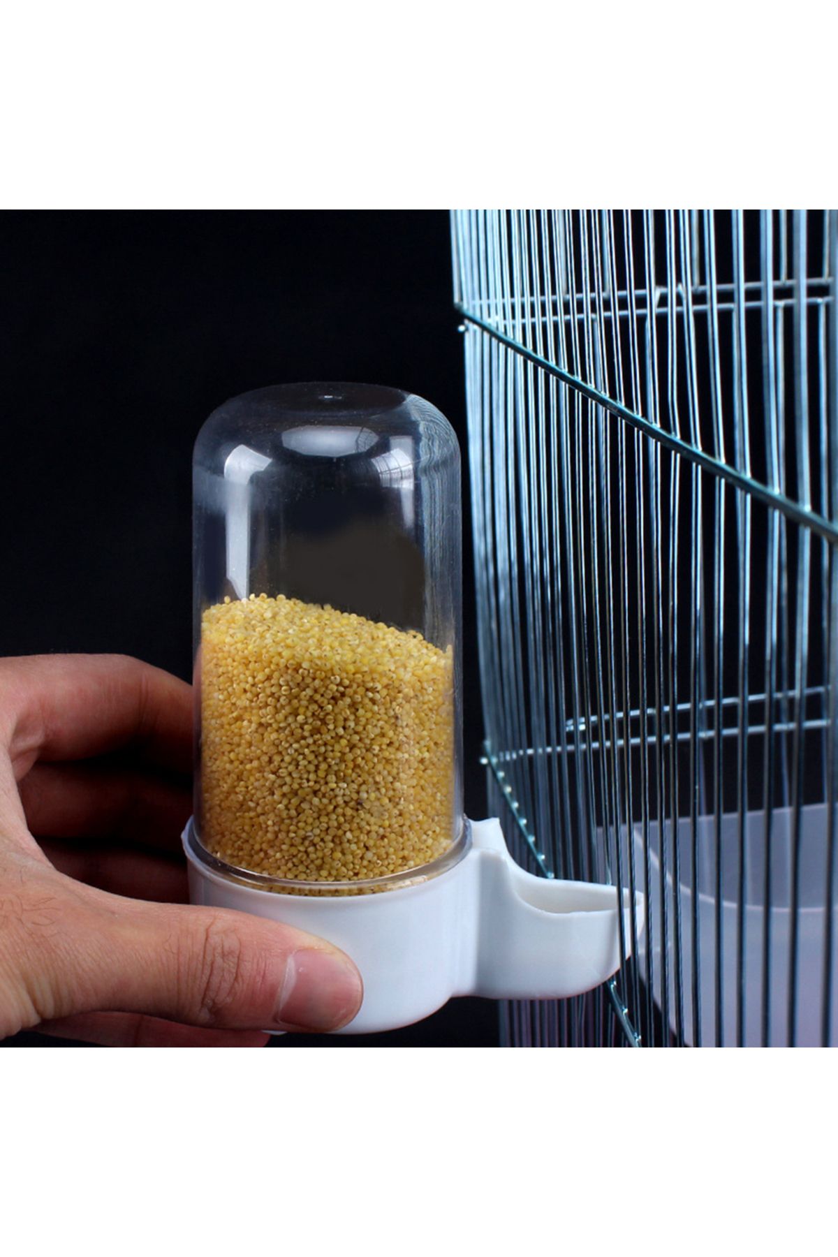 Choice-200ml Bird Feeder Large Capacity Spill-proof Water Dispenser Automatic Feeder Bowls Cage Accessories 7