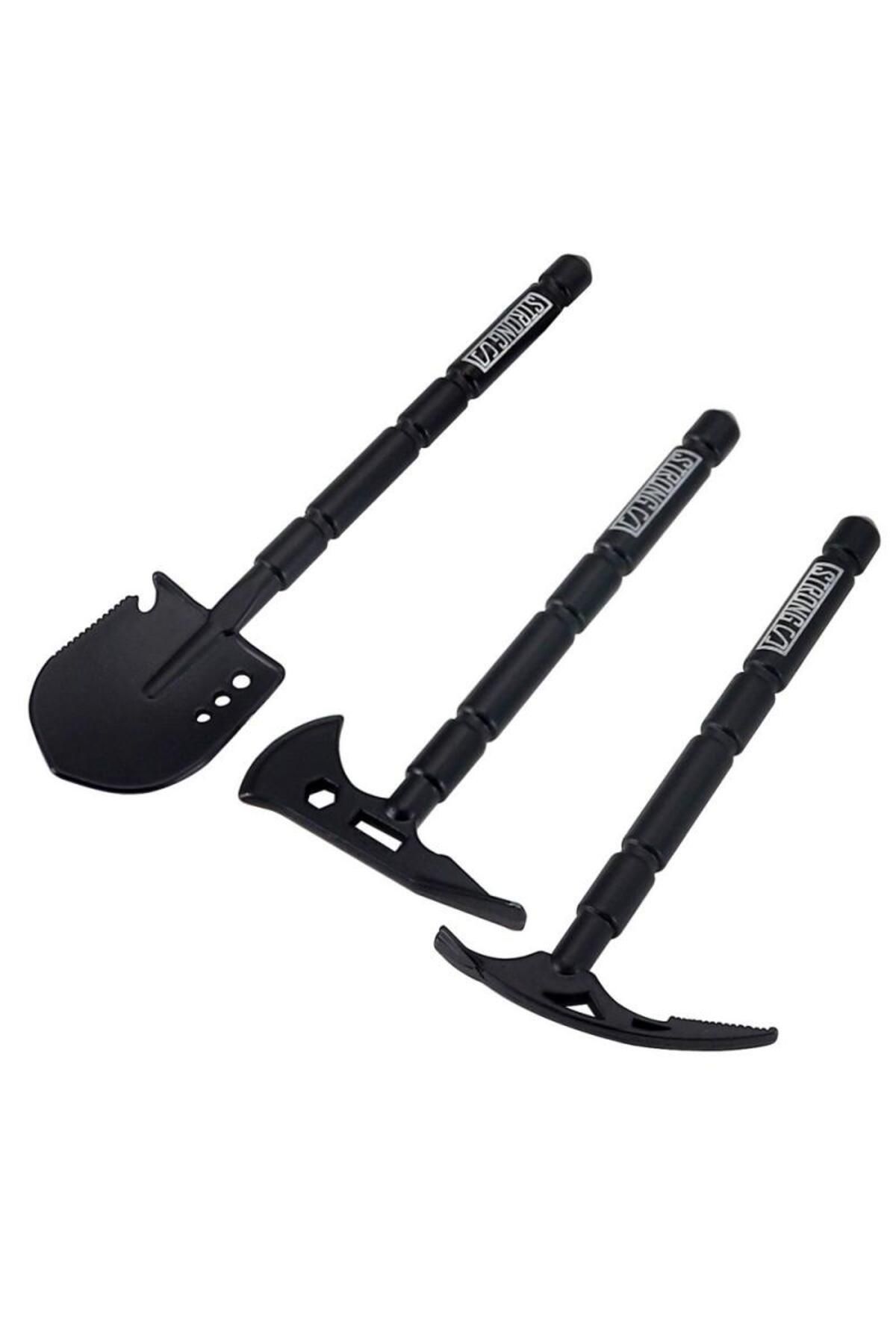 Choice-Black Metal Shovel/pickaxe/axe For 1/10 Rc Crawler Car Traxxas Trx4 Rgt Yikong Redcat Axial Scx10... 8