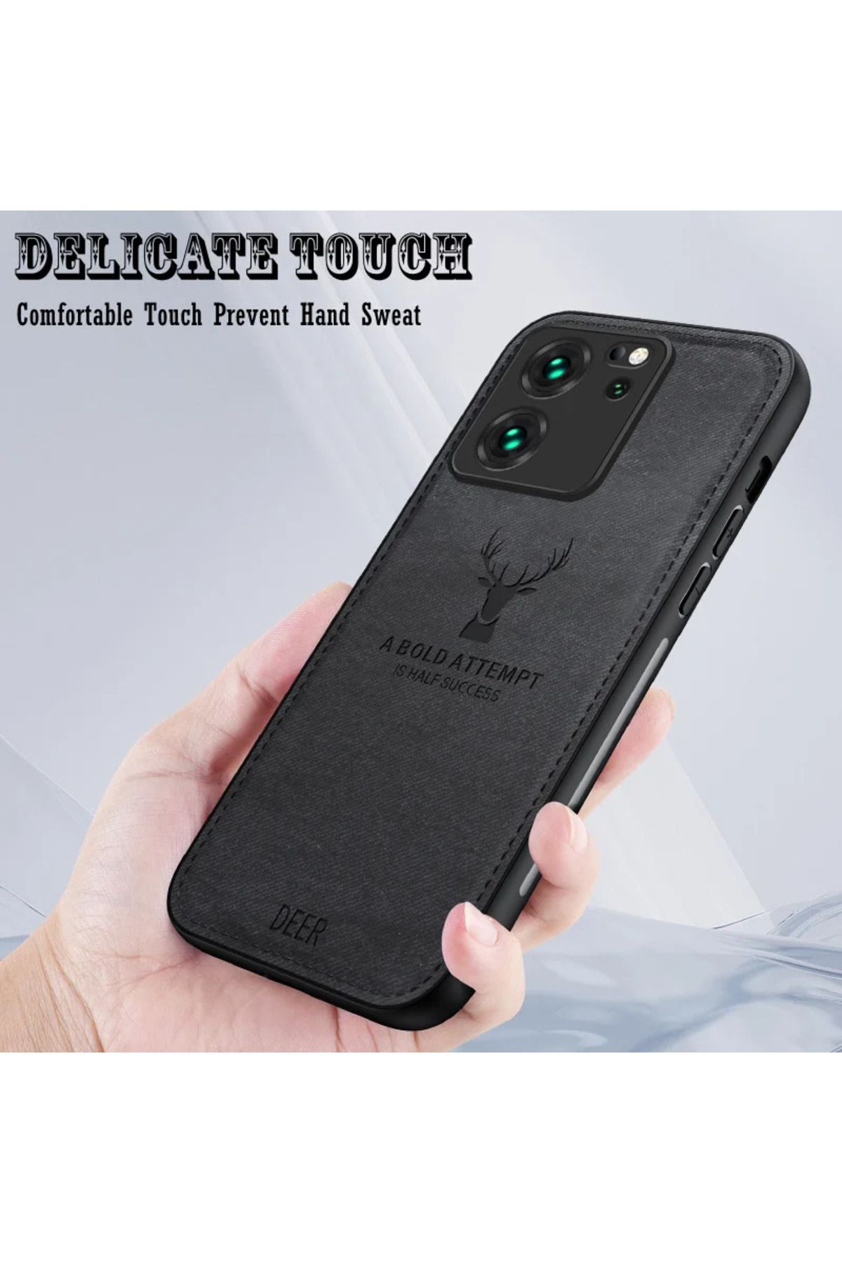 Choice-Fashion Cloth Phone Case for Xiaomi Mi 14 11 12 13T Ultra Lite Poco X6 M6 F6 F3 F4 F5 Pro Deer El... 5