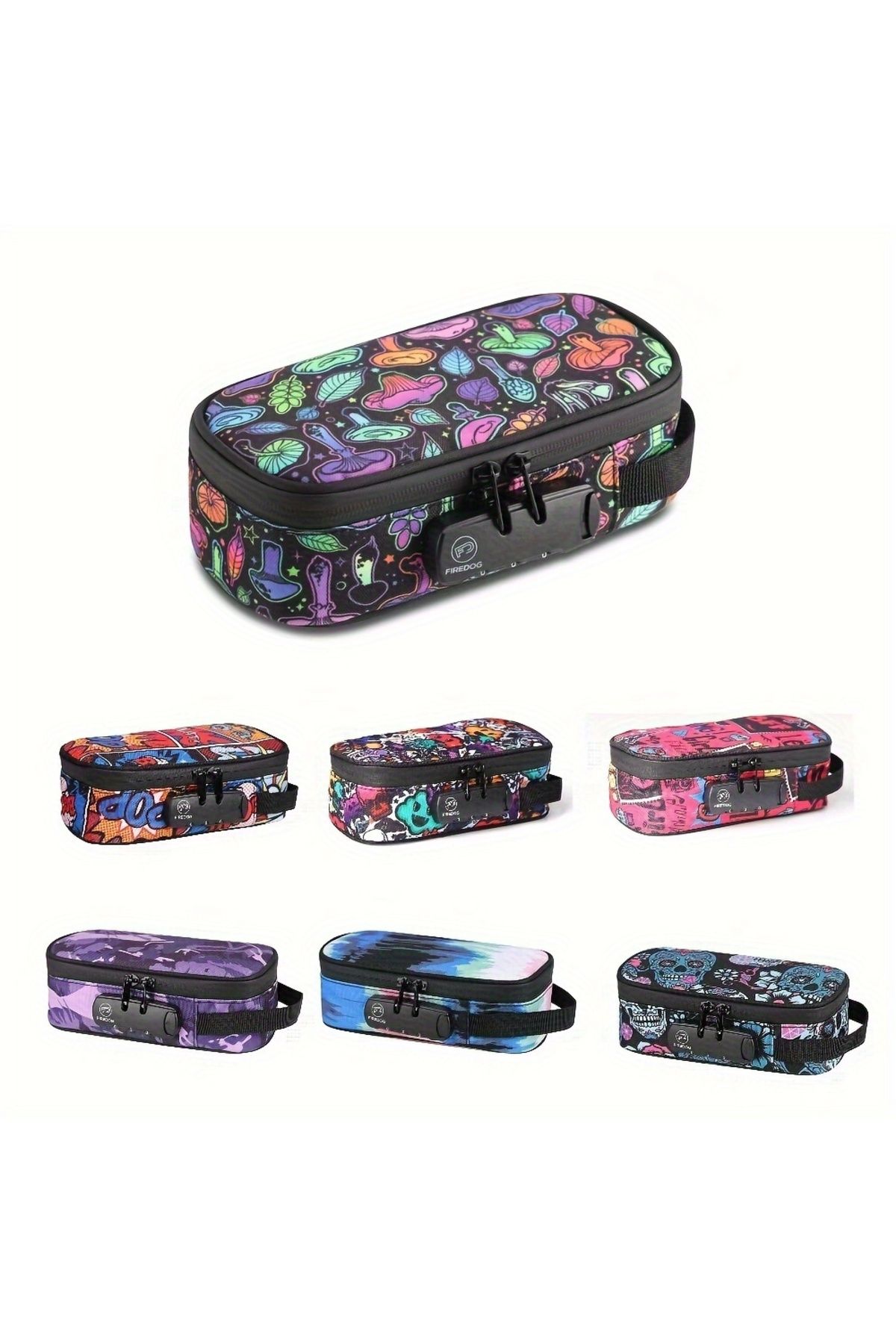 Choice-FIREDOG Odor Smell Proof Stash Bag Odor Proof Storage Case Container with Combination Lock 2