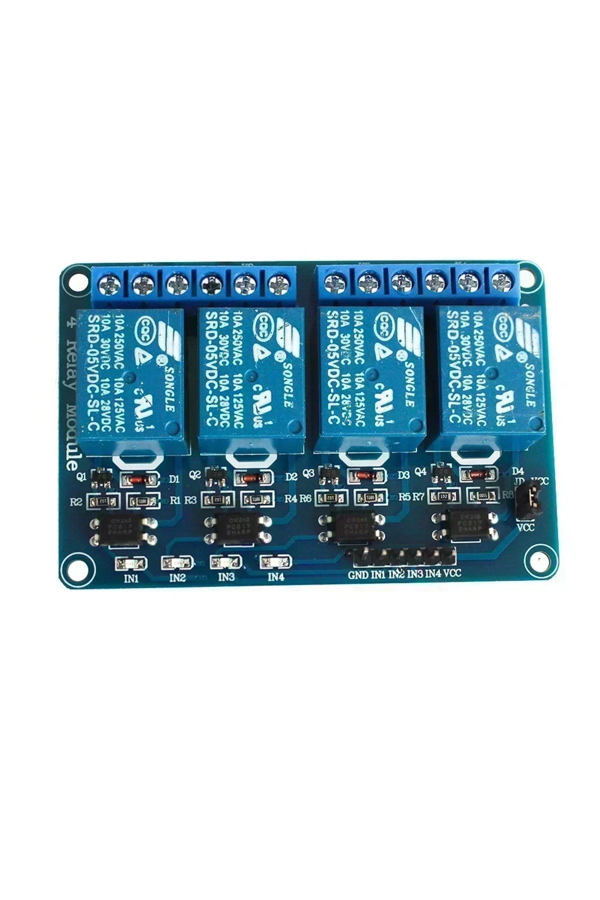 Choice-5V/12V/24V Relay Module With Optocoupler Relay Output 1 2 4 6 8 16Way Relay Module For Arduino PL... 7