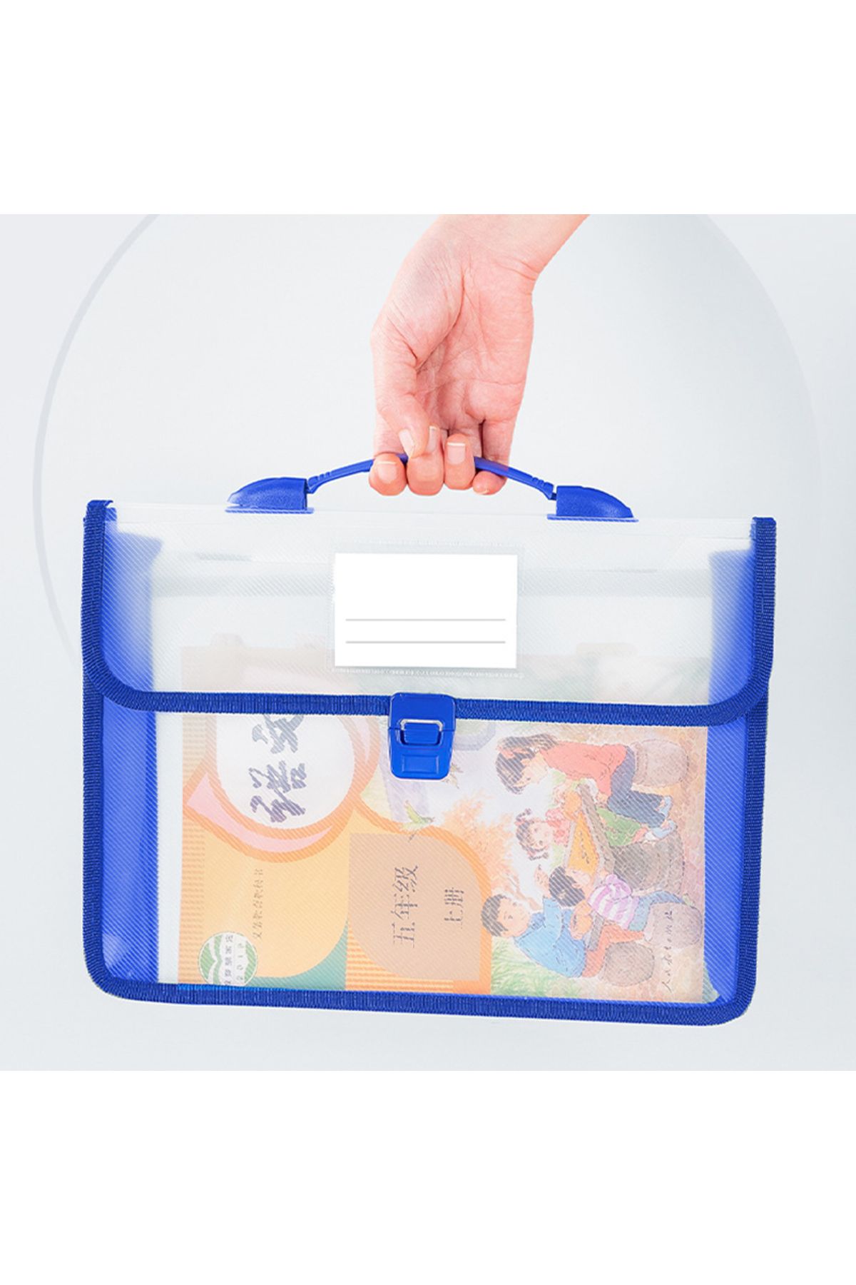 Choice-A4 Portable File Bag Briefcase Handbag Waterproof File Organizer Folders Paper Document Storage B... 4