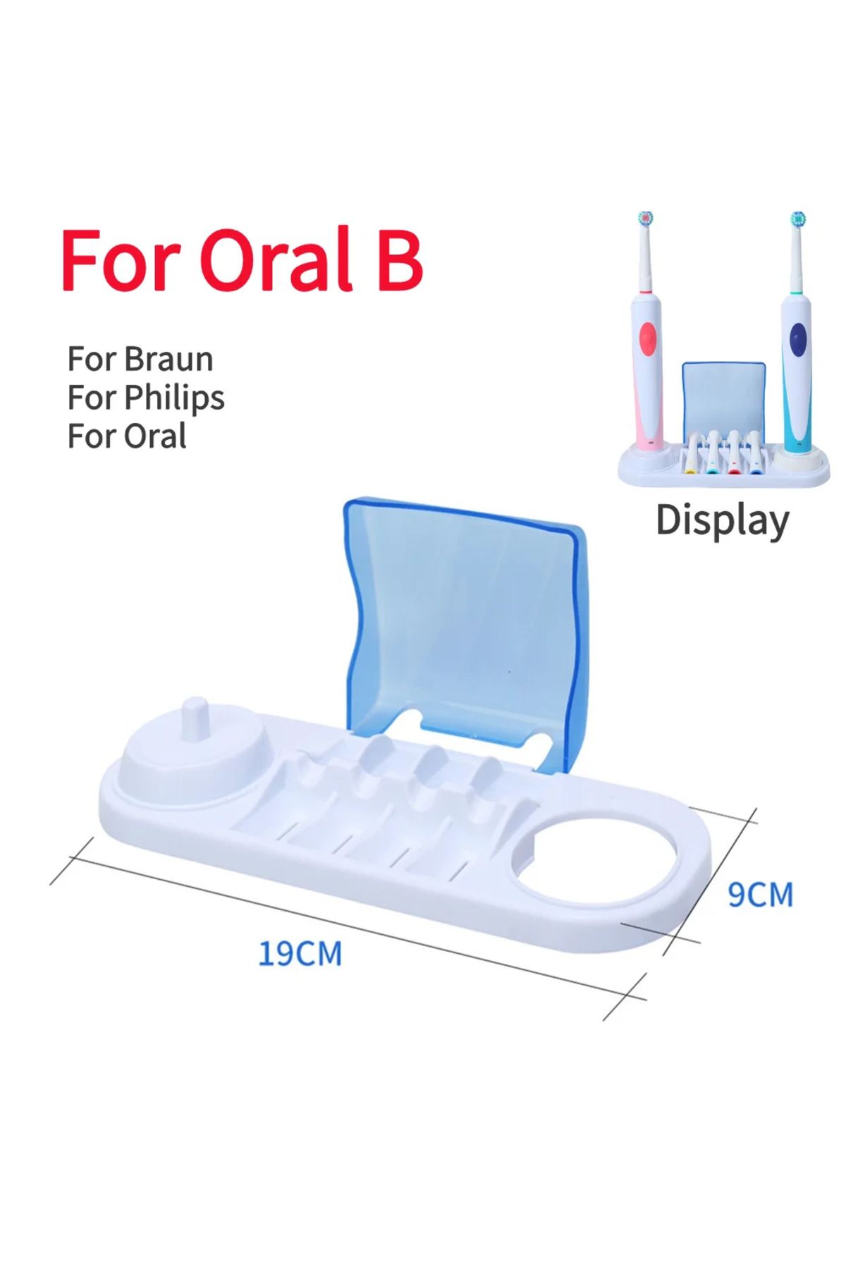 Choice-Electric Toothbrush Stand Holder for Oral B Toothbrushes Organizer Mount Bathroom Organizer with ... 1