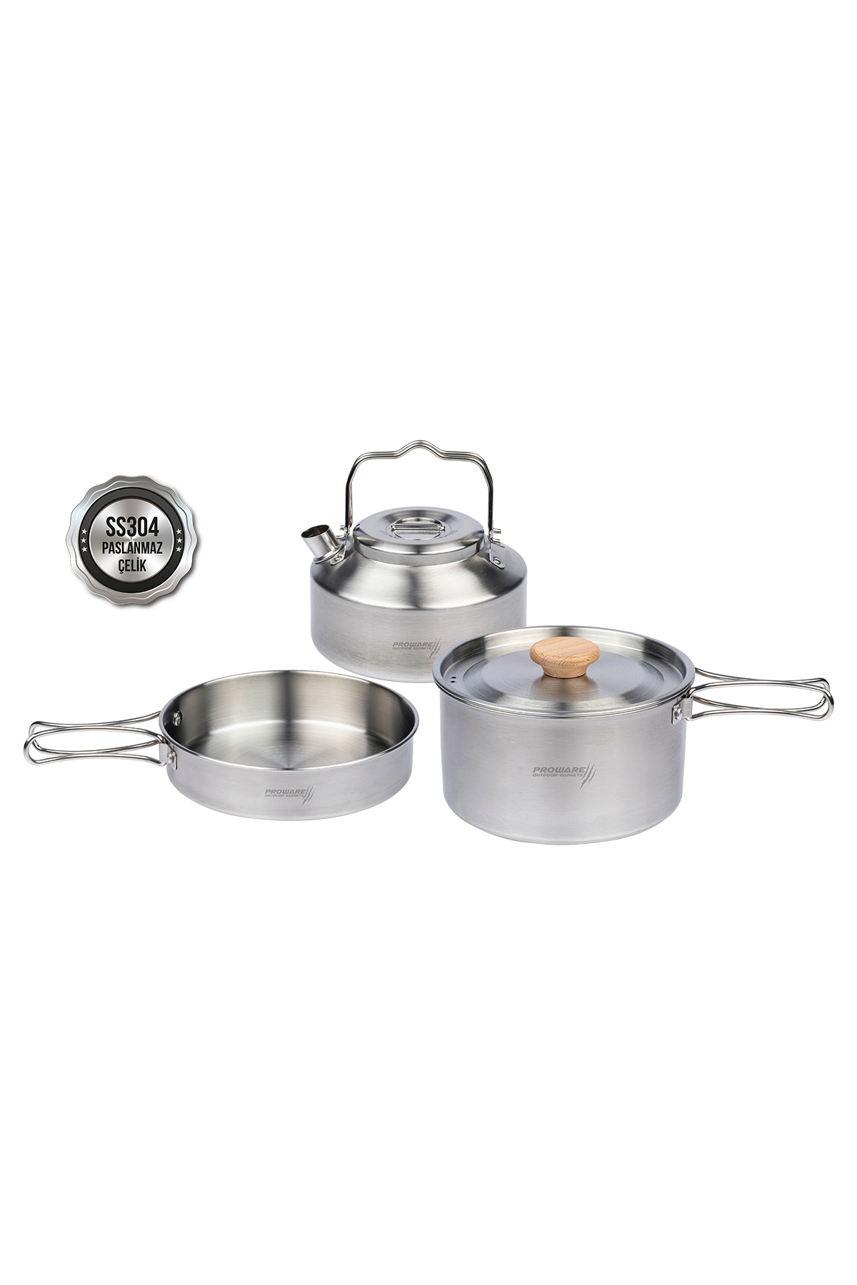 Camp Cooking Set - Stainless Steel