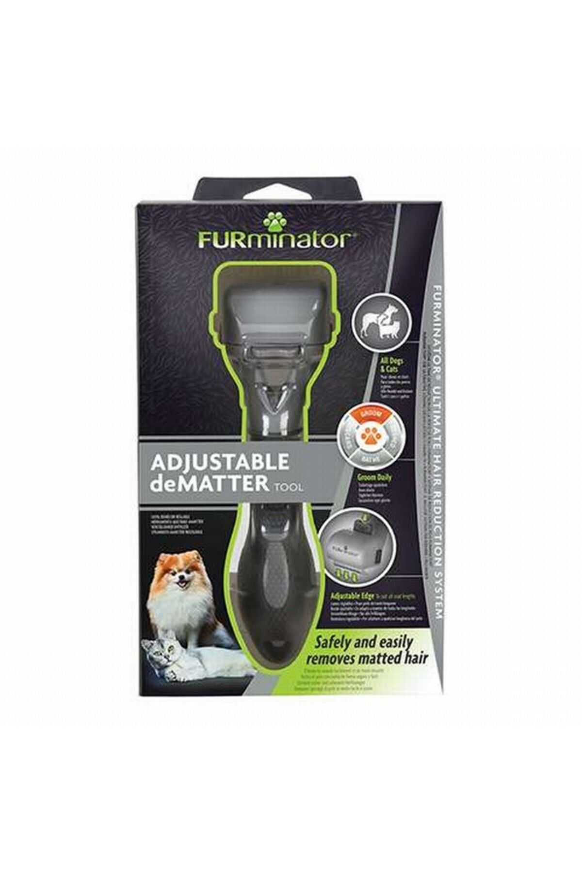 Furminator Ayarlanabilir Kıtık Açıcı Kedi Ve Köpek Tarağı