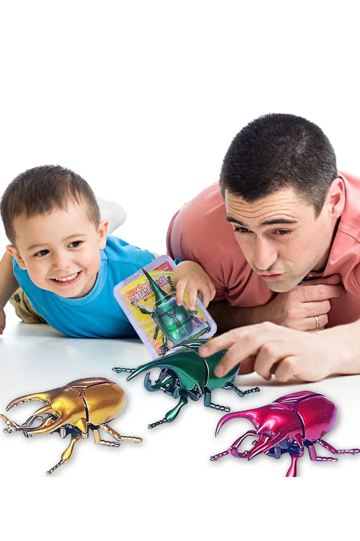 Choice-Creative Clockwork on Chain Simulation Fighting Beetle Unicorn Immortal Insect Model Children's O... 2