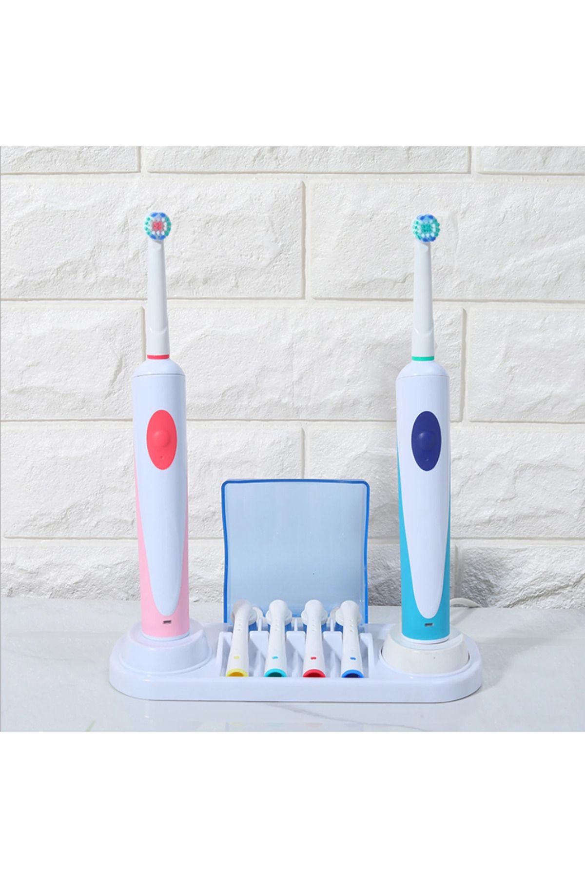 Choice-Electric Toothbrush Stand Holder for Oral B Toothbrushes Organizer Mount Bathroom Organizer with ... 3