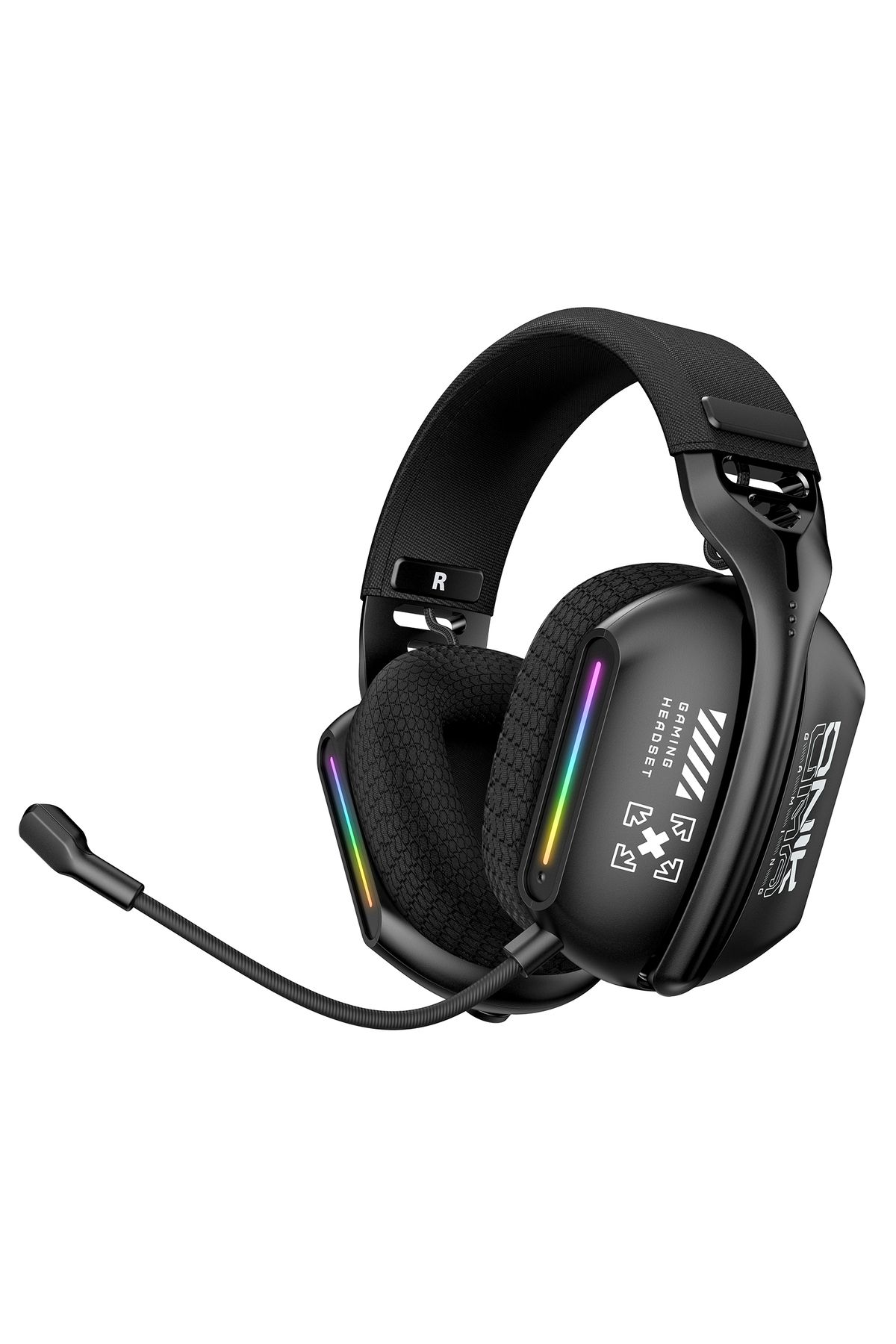 Choice-ONIKUMA GT808 Wireless Headphone with RGB Light 2.4Ghz Low Latency Gaming Headset with 360° Rotat... 1