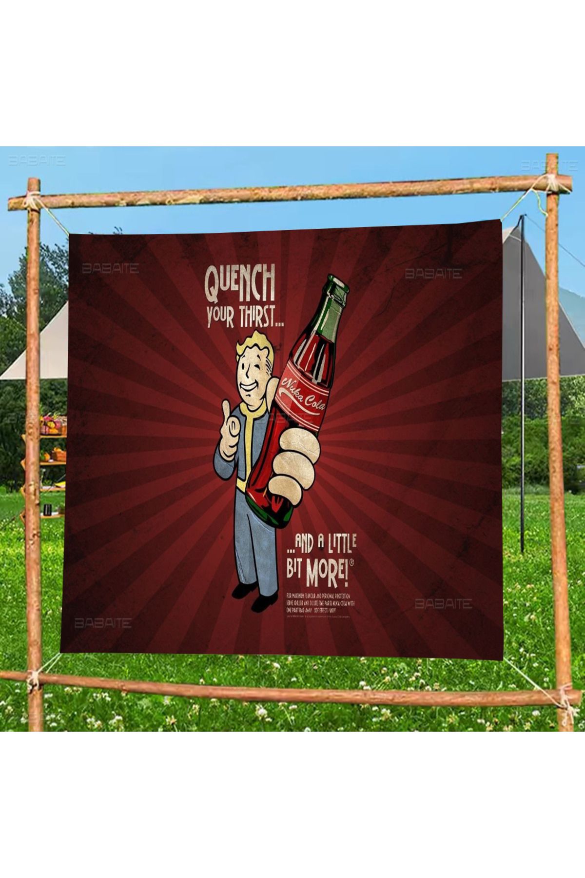 Choice-Fallout 4 Large Size Flags Printing Patterns Interesting Birthday Party Decorations Banner 7