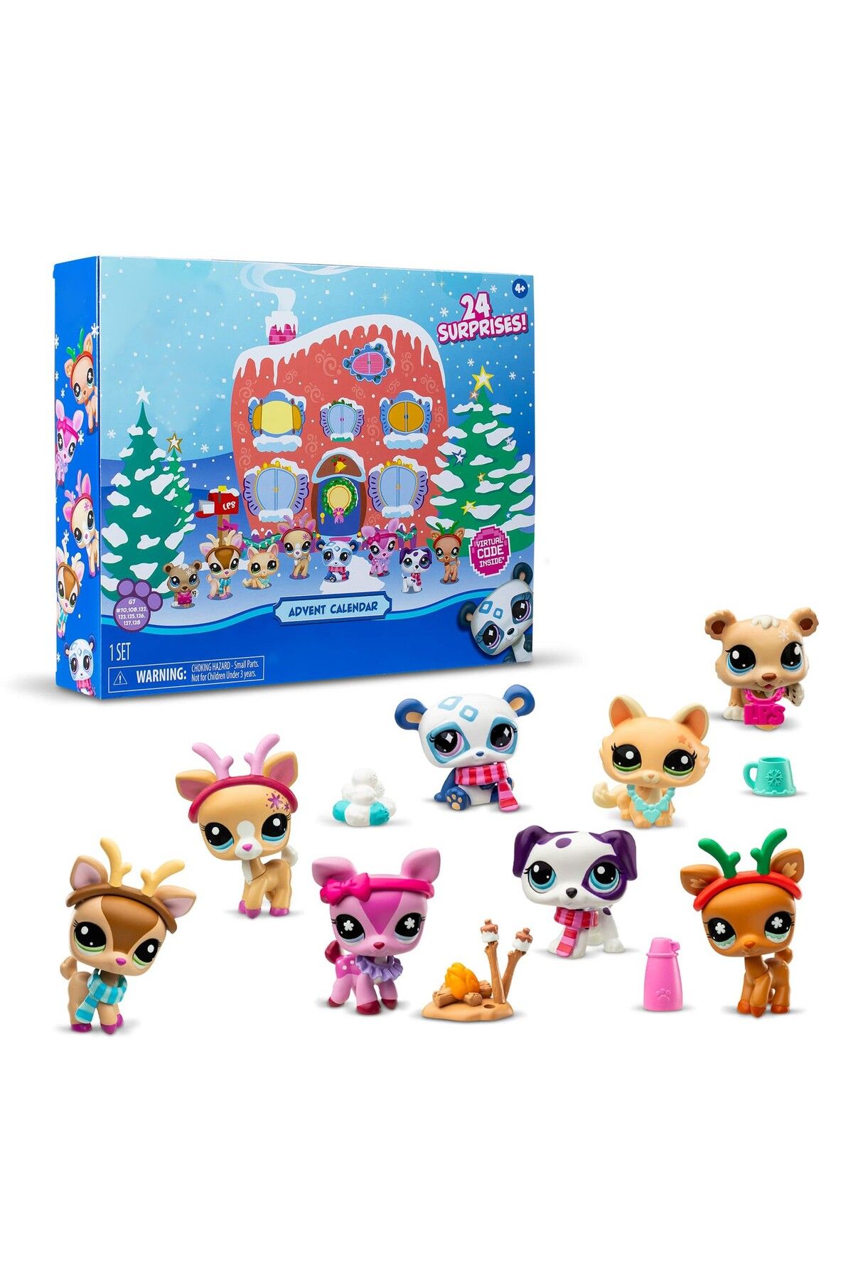 Choice-Littlest Pet Shop Advent Calendar 2024 Authentic Mystery Figures Surprise Collectible Kidult Toy ... 4