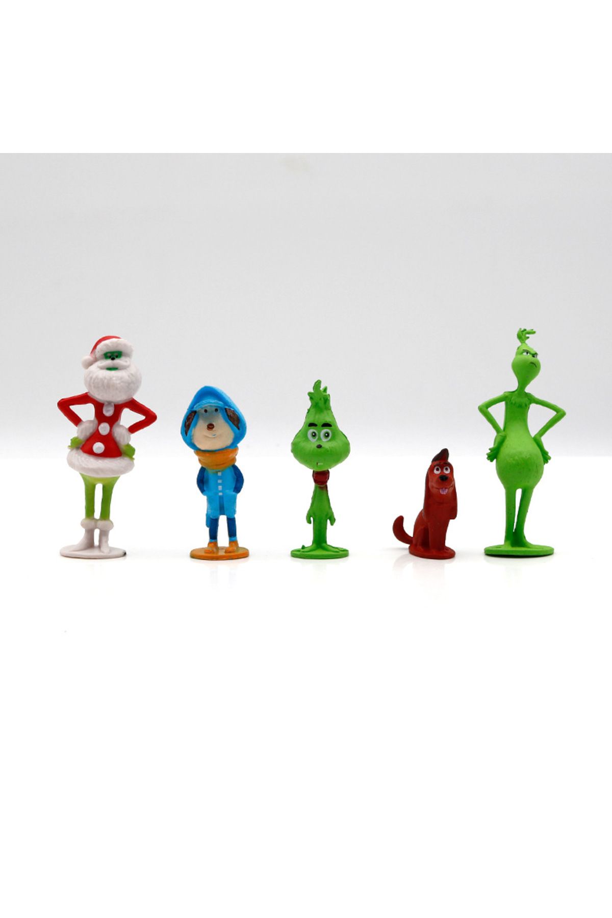 Choice-12 Pcs/Set  Mini Action The Grinch Figure Christmas Green Hair Monster Model Funny Dolls Decorati... 4