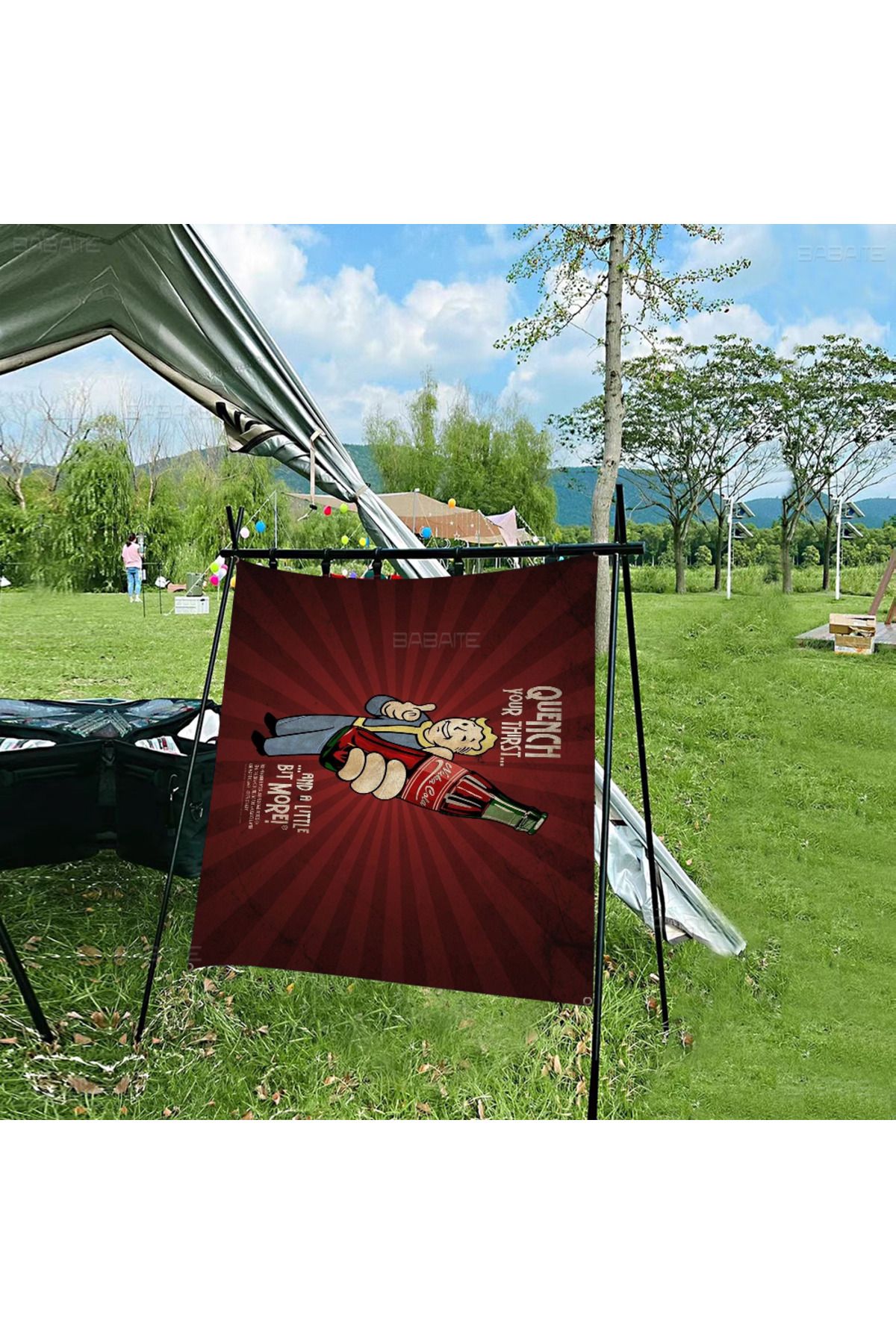 Choice-Fallout 4 Large Size Flags Printing Patterns Interesting Birthday Party Decorations Banner 4