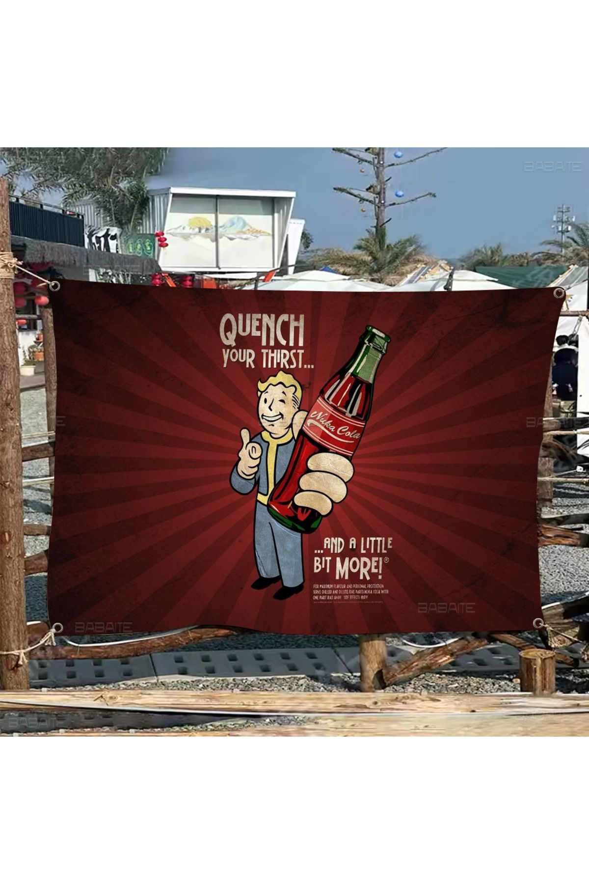 Choice-Fallout 4 Large Size Flags Printing Patterns Interesting Birthday Party Decorations Banner 2