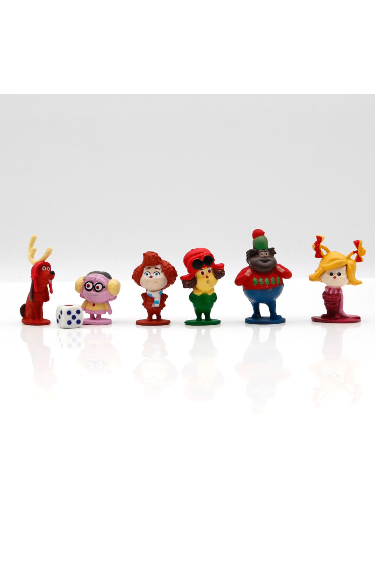 Choice-12 Pcs/Set  Mini Action The Grinch Figure Christmas Green Hair Monster Model Funny Dolls Decorati... 3