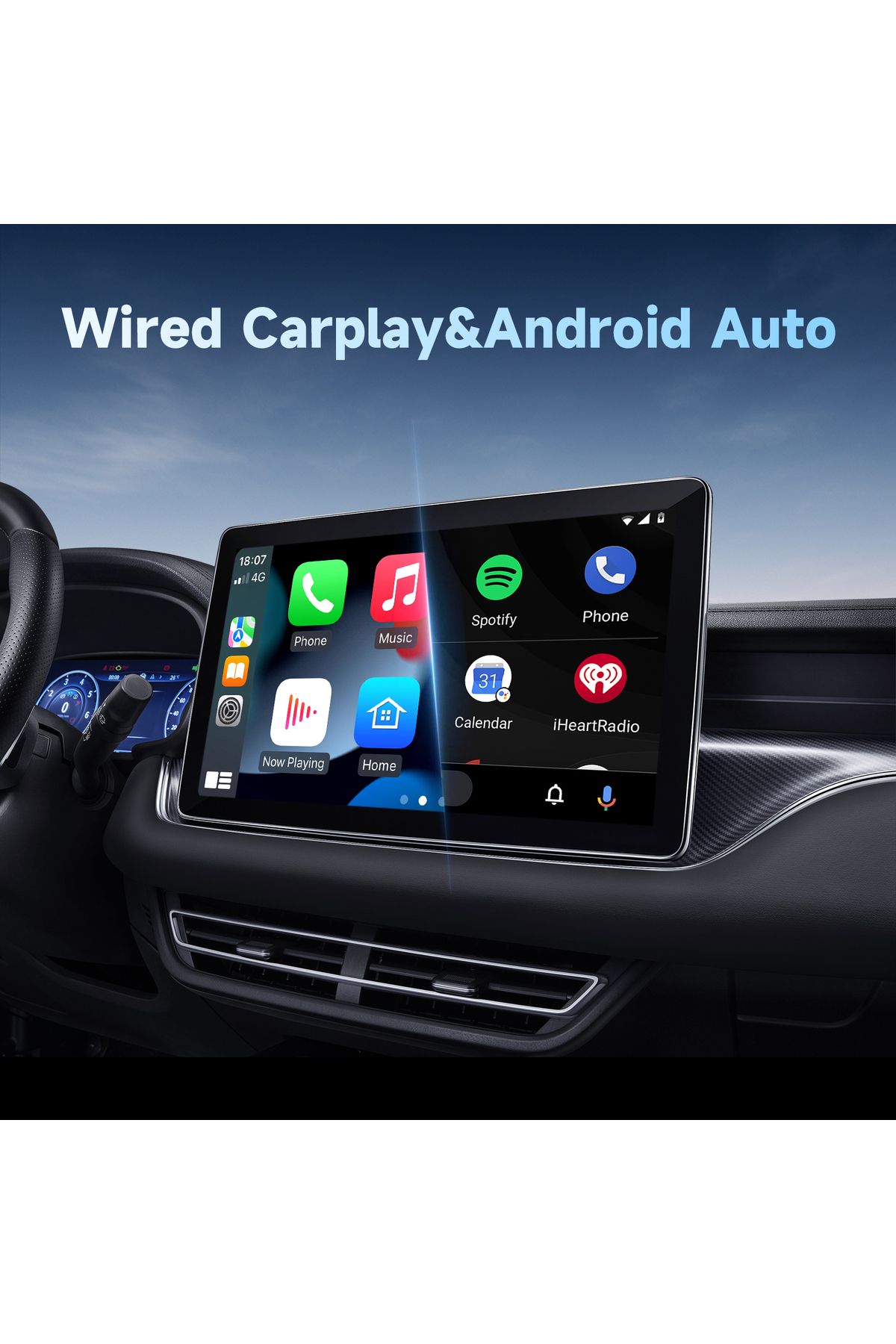 Choice-Car Wireless Carplay Apple Android Auto Box 2IN1 Car Machine Intelligent Interconnection Module O... 5