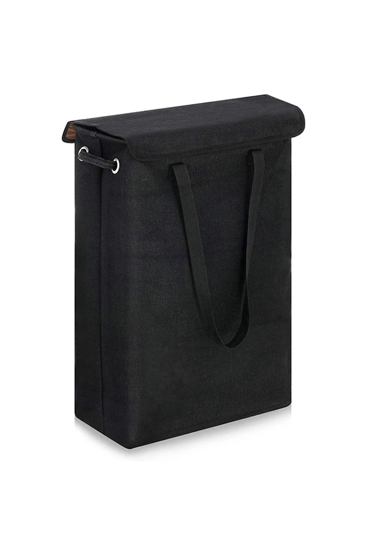 Choice-45L thin laundry basket with cover, narrow hand, fine hand, dirty laundry basket, bedroom, kinder... 1