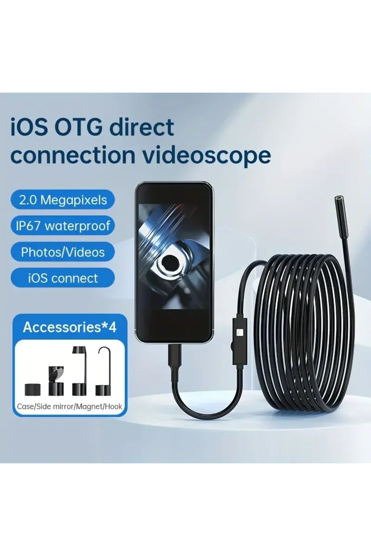 Choice-Mini Endoscope Camera 3 In 1 Endoscopio USB Android For Otg Type C Smartphone PC Snake Camera For... 8