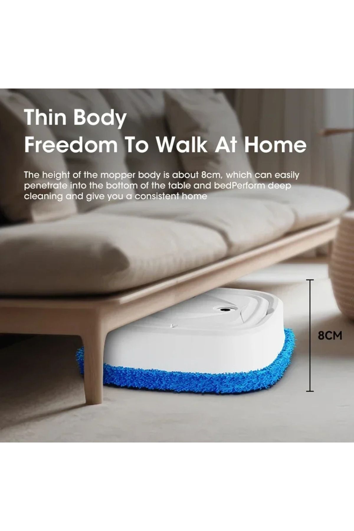 Choice-Smart Robot Vacuum Cleaner Rotary Floor Mopping Machine Air Humidifying Spray Dry Wet Sweeping US... 7
