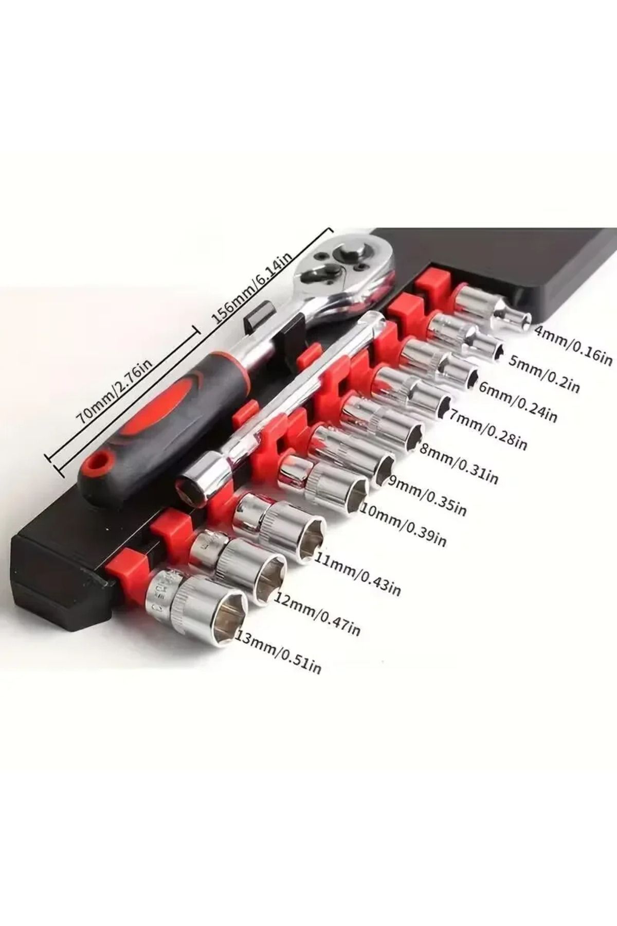 Choice-12 Sets of Dafi Complete of Auto Repair Tools Ratchet Socket Wrench Set Car Hardware Box Group Bo... 7