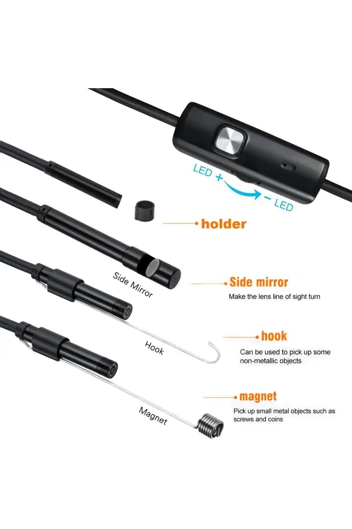 Choice-Mini Endoscope Camera 3 In 1 Endoscopio USB Android For Otg Type C Smartphone PC Snake Camera For... 3