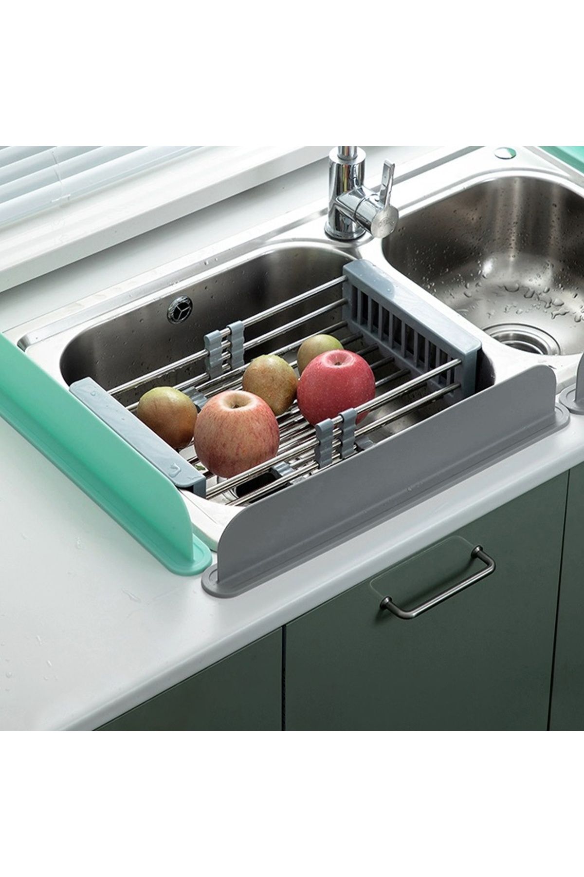 Choice-A soft silicone adhesive partition for kitchen sink splash proof partition, suitable for washing ... 5