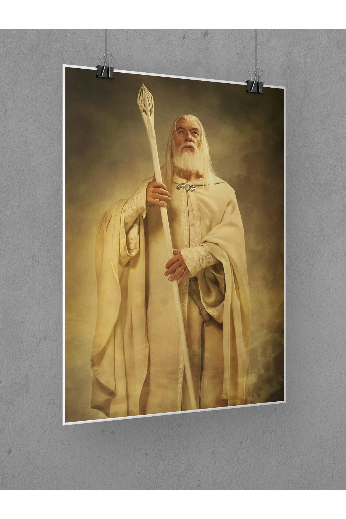 Saturn-Lord of the Rings Poster 45X60Cm Gandalf Banner - Thick Poster Paper Digital Printing 1