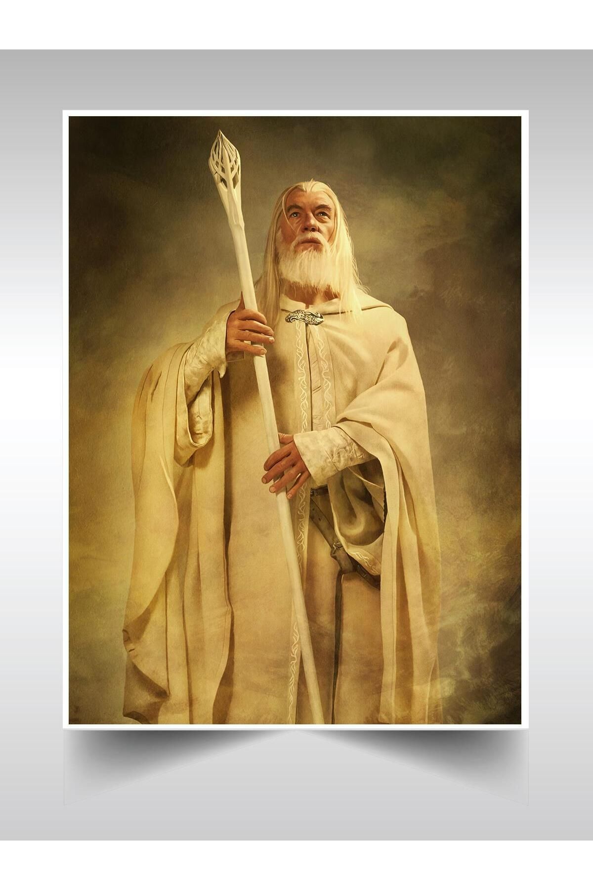Saturn-Lord of the Rings Poster 45X60Cm Gandalf Banner - Thick Poster Paper Digital Printing 2
