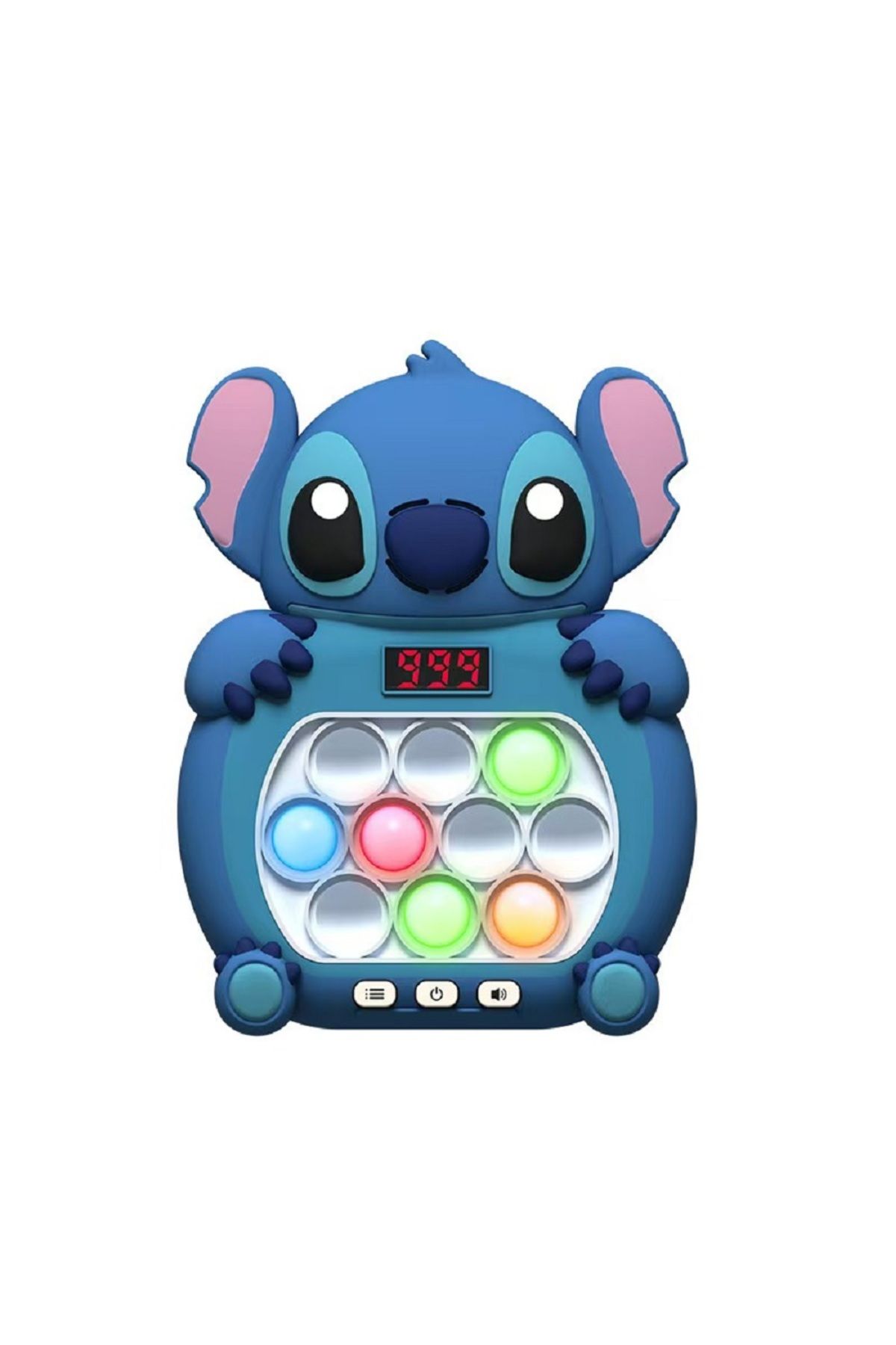 Choice-Stitch Pop up Quick Push Bubbles Game Console Stress Toys Pikachu Fun Whac-A-Mole Squeezing Handl... 1
