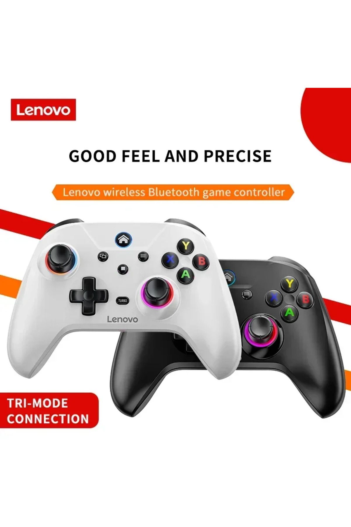 Choice-New Lenovo S02 Wireless Controller Bluetooth Gamepad for Nintendo Switch,PC,Android TV,IOS PC Joy... 3