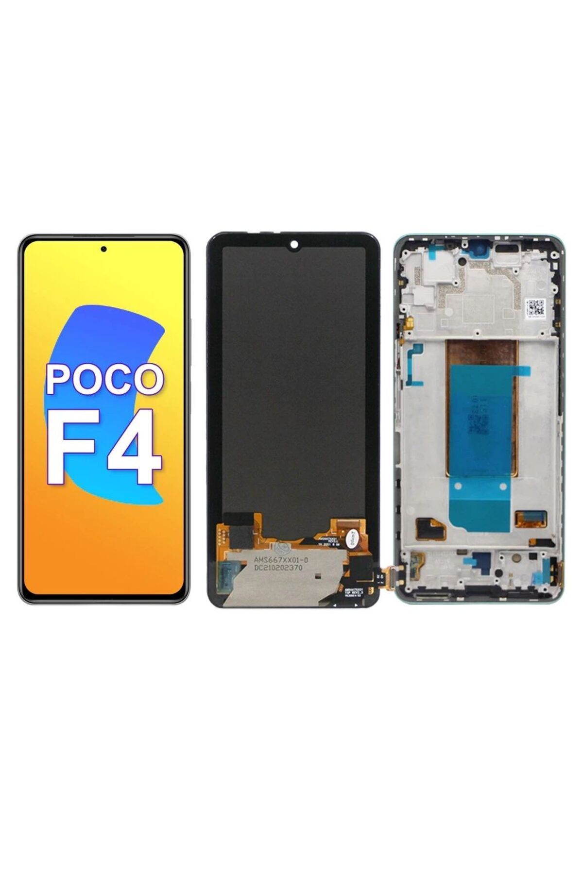 Choice-For Xiaomi POCO F4 LCD Display +Touch Screen Digitizer Replacement with Frame For POCO F4 lcd 220... 1