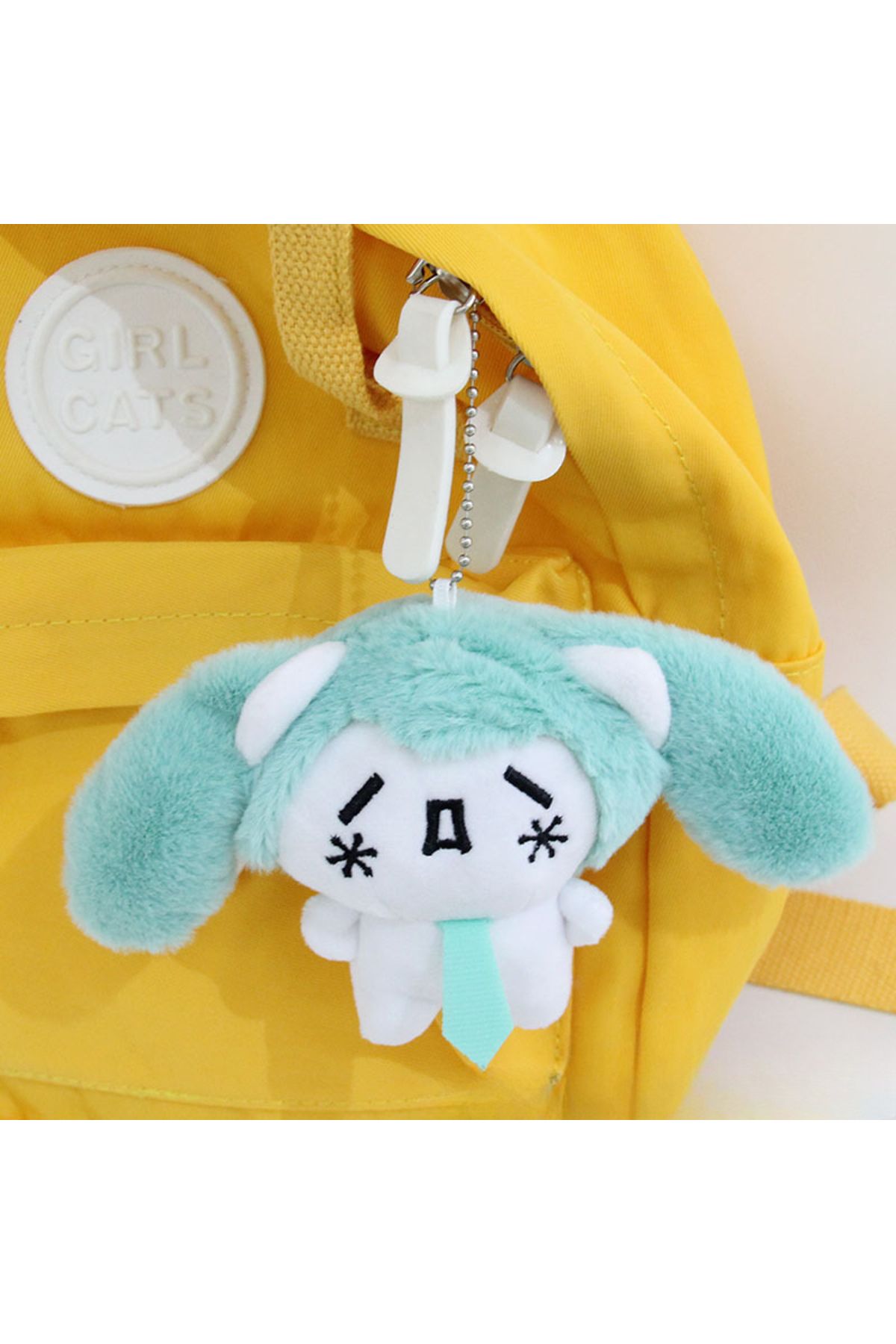 Choice-10cm Hatsune Miku Plush Keychain Cute Anime Miku Stuffed Doll Bag Pendent Collection Keyring Car ... 1