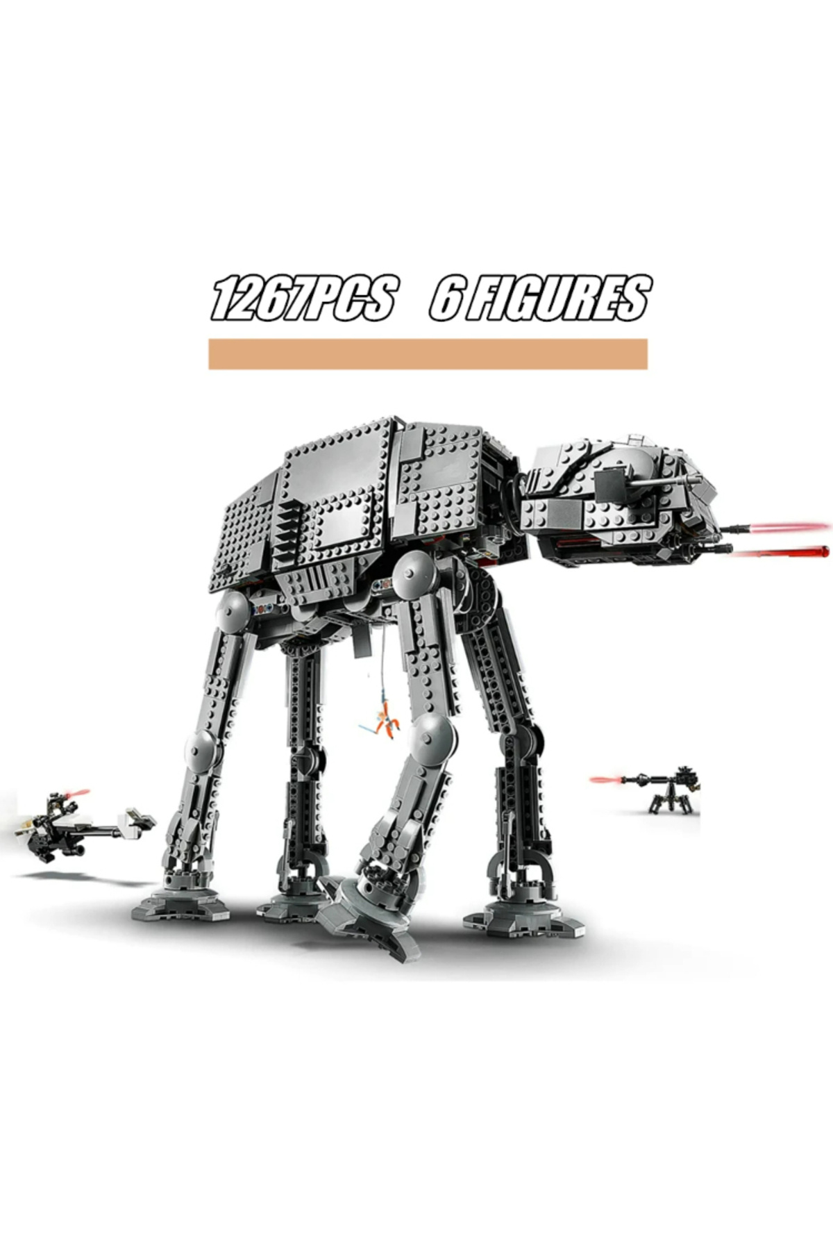Choice-AT Armored Walkers 1267pcs Modle 75288 Moc Ideas Modular Building Blocks Bricks Educational Toy F... 7