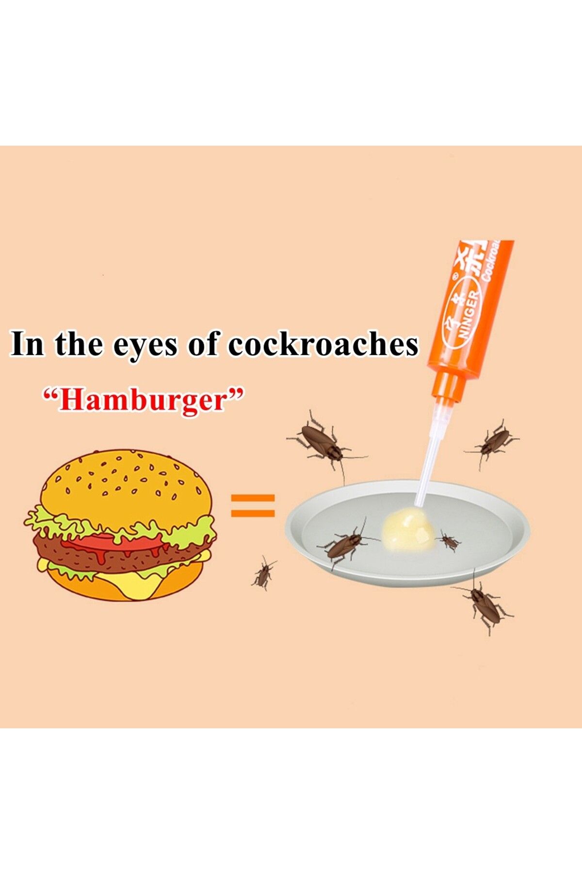 Choice-Powerful Effective Cockroach Killing Bait Roach Control Gel Roach Killer Safe Anti Pest Repellent... 5