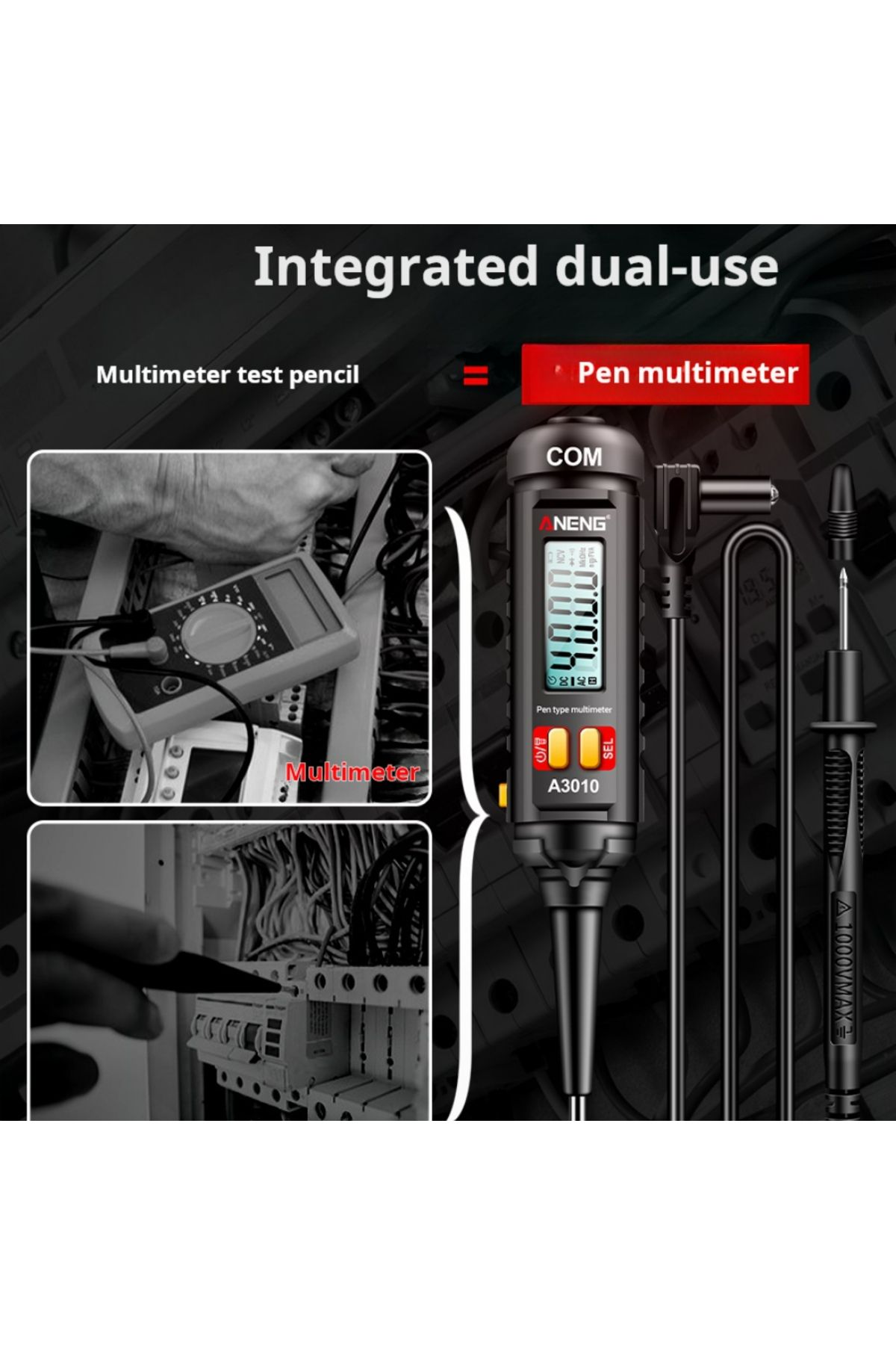 Choice-Multi functional induction tester pen type multimeter for electrical voltage measurement circuit ... 3