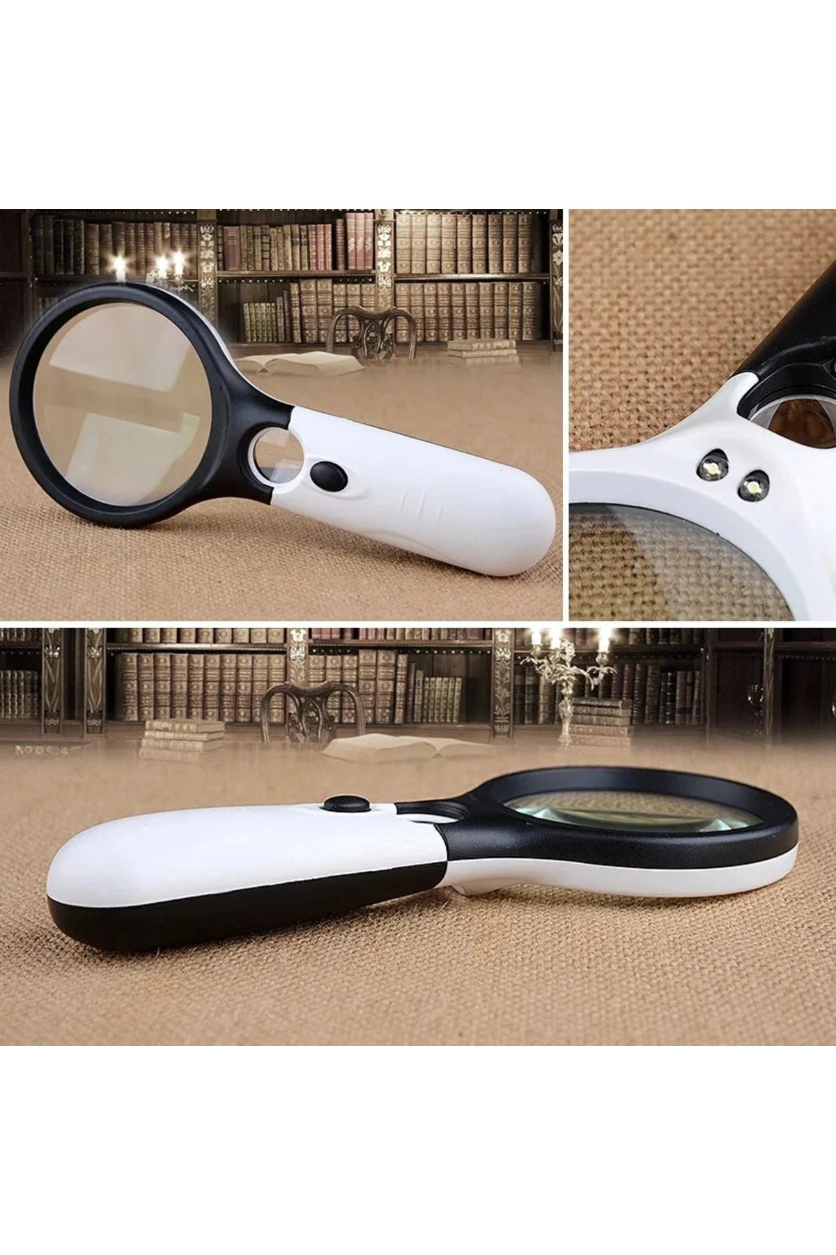 Choice-White Magnifying Glass Handheld 45X Magnifier Eye Friendly  Super Light and Easy to Handle For Re... 3