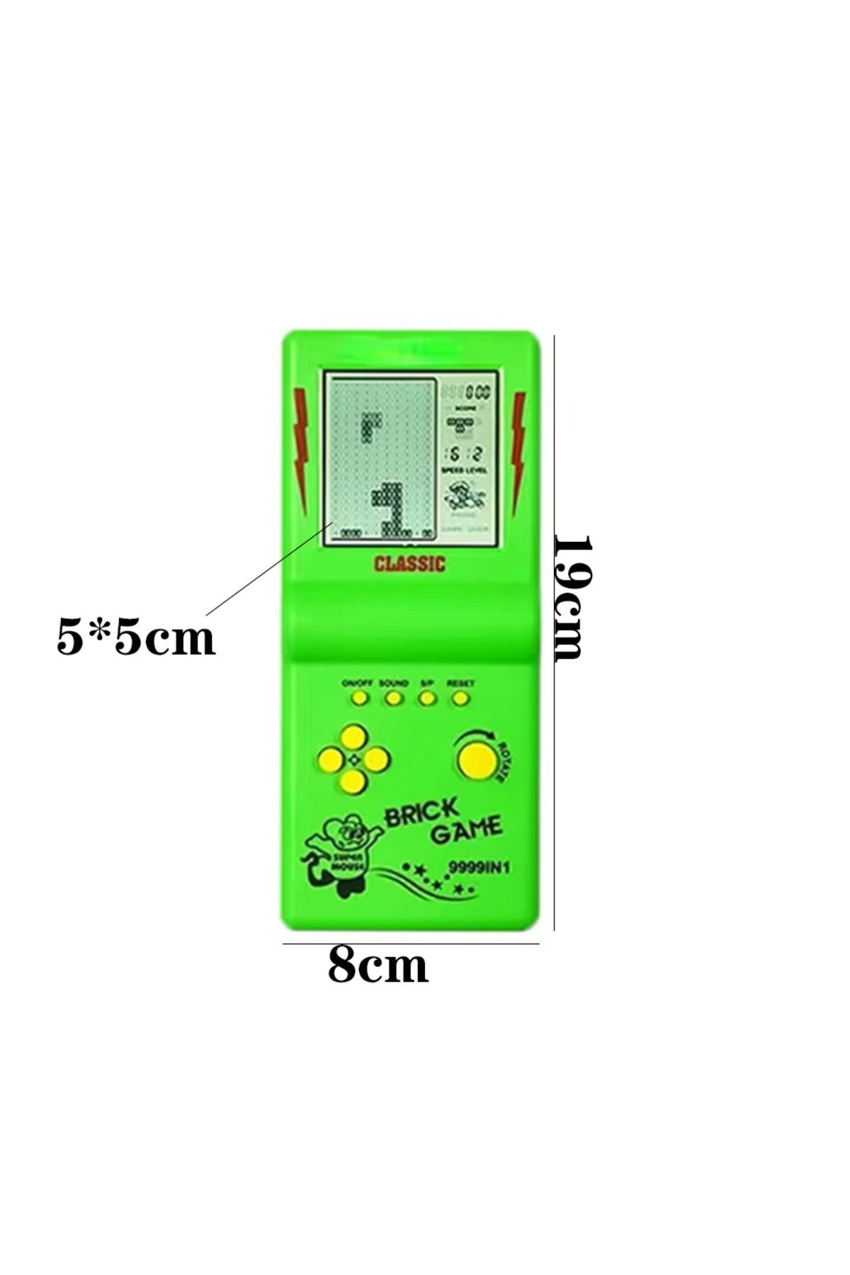 Choice-Large screen Tetris game console, retro classic nostalgic puzzle electronic toy, prepare two No. ... 5