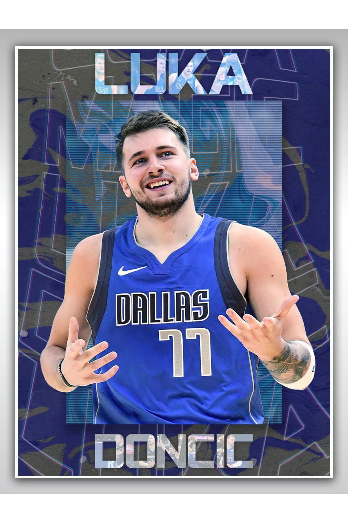 Saturn-Luka Doncic Poster 45X60Cm Nba Basketball Poster - Thick Poster Paper Digital Print 2