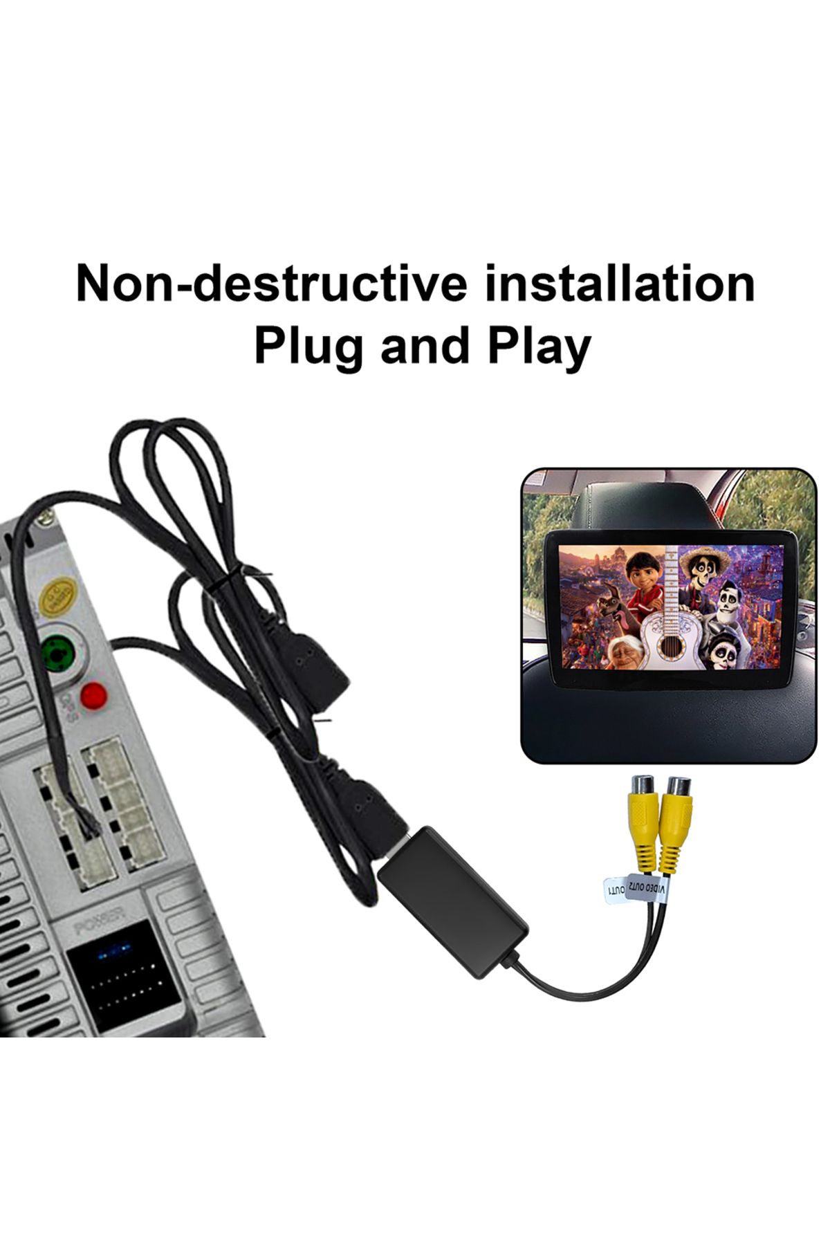 Choice-USB To CVBS RCA Video Output Adapter Box Interface Connect to Monitor Display Device For Android ... 7