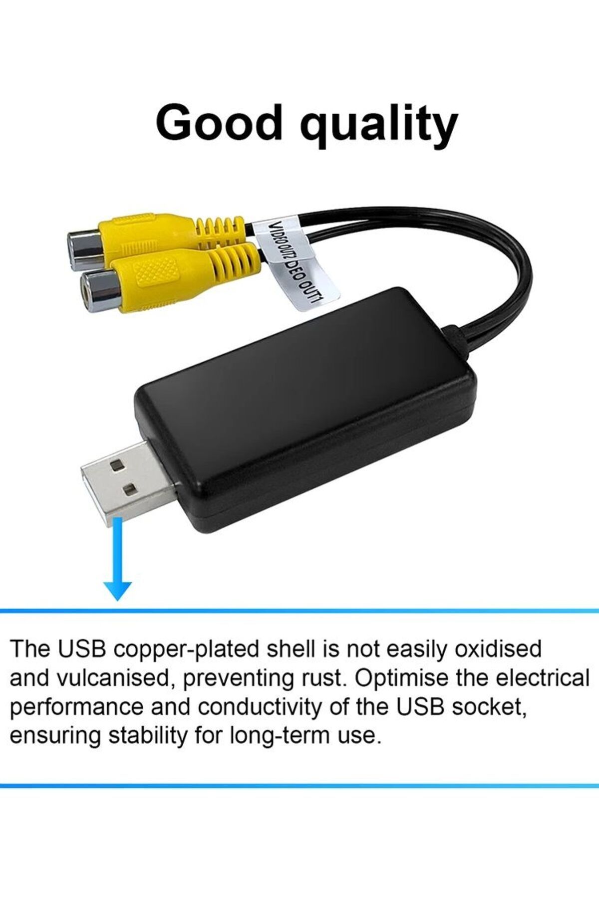 Choice-USB To CVBS RCA Video Output Adapter Box Interface Connect to Monitor Display Device For Android ... 8