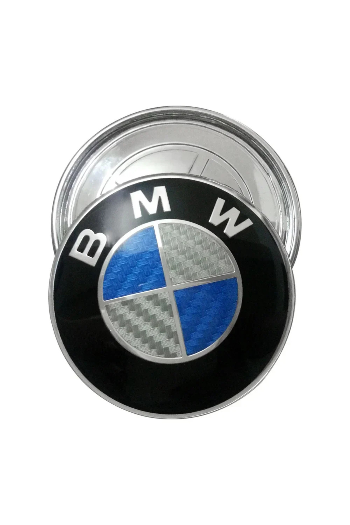 Choice-82mm 74mm Car Front Hood Emblem with Pins Trunk Badge for Bmw E39 E46 E90 E60 F10 F11 F20 F30 F34... 4