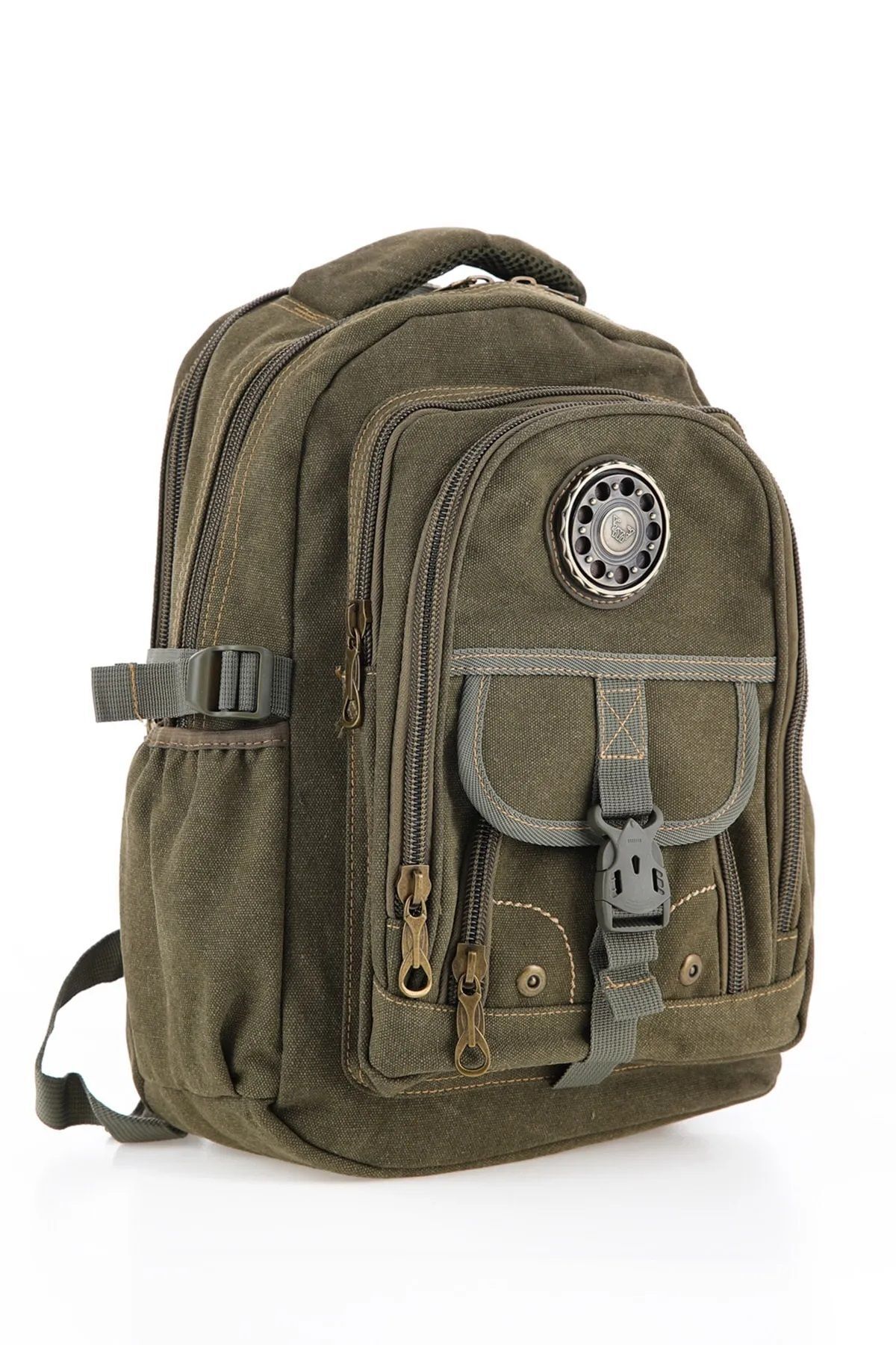 Trg Polo-Khaki Water Resistant Multi-Pocket Backpack - 51413 3